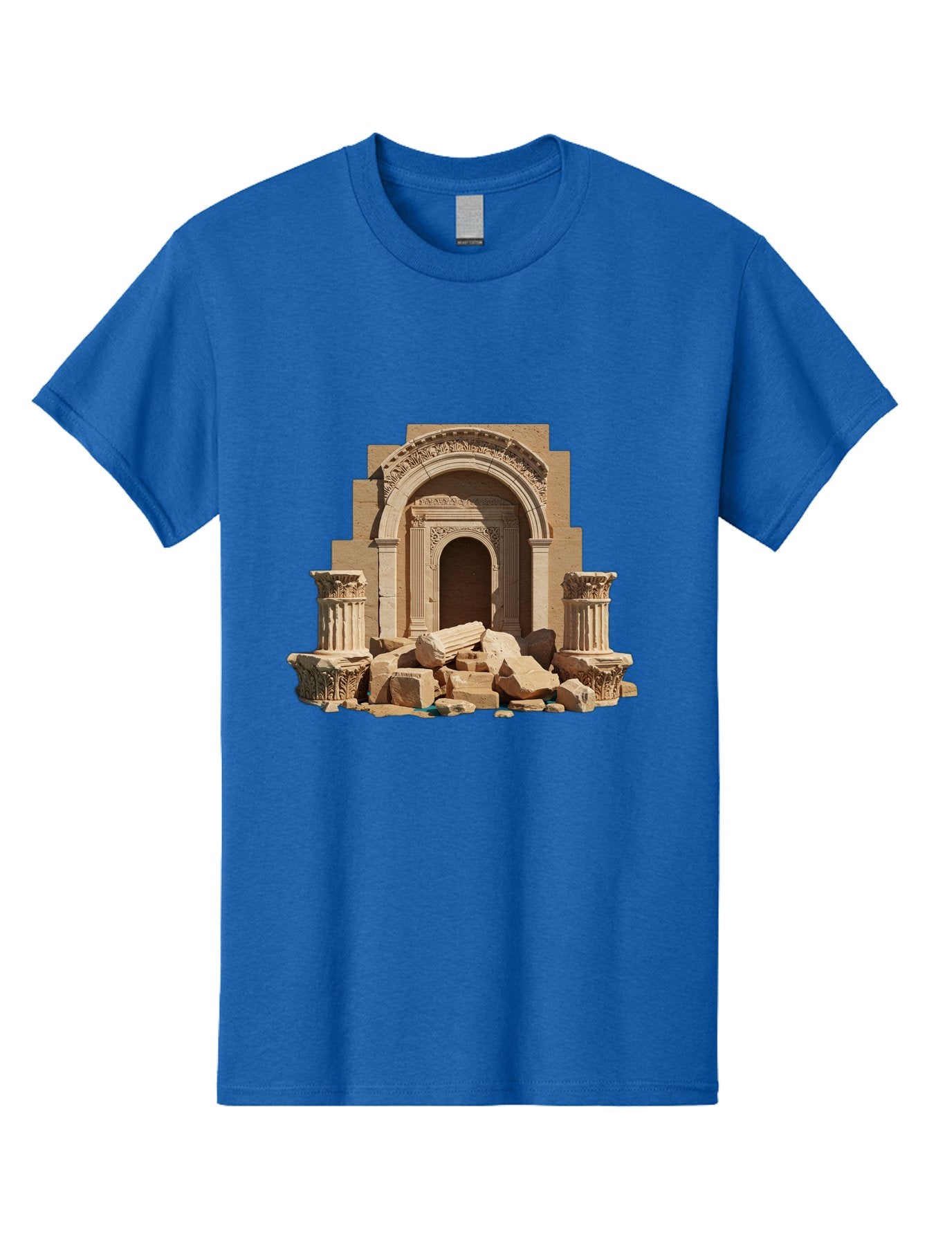 Ancient-Archway-Ruins Men'S Graphic Tee, 100% Cotton, Comfortable Casual Summer Wear, Machine Washable, Vintage Camera, Old Camera, Antique Camera, Black Camera, Classic Photography, Photography Equipment, Nostalgic Device, Film Camera, Bag133