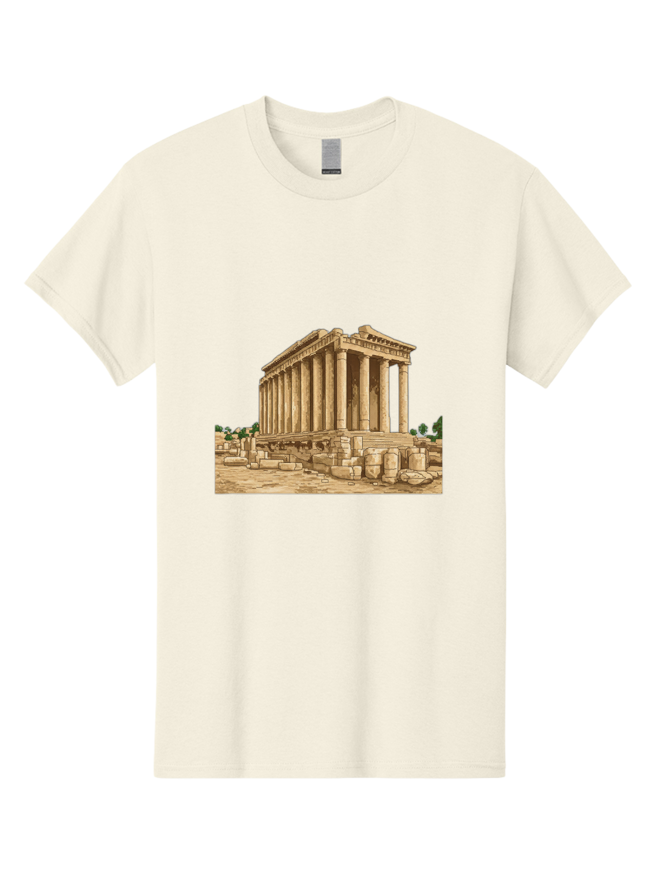 Ancient-Greek-Temple Men'S Graphic Tee, 100% Cotton, Comfortable Casual Summer Wear, Machine Washable, Vintage Camera, Old Camera, Antique Camera, Black Camera, Classic Photography, Photography Equipment, Nostalgic Device, Film Camera, Bag134 12