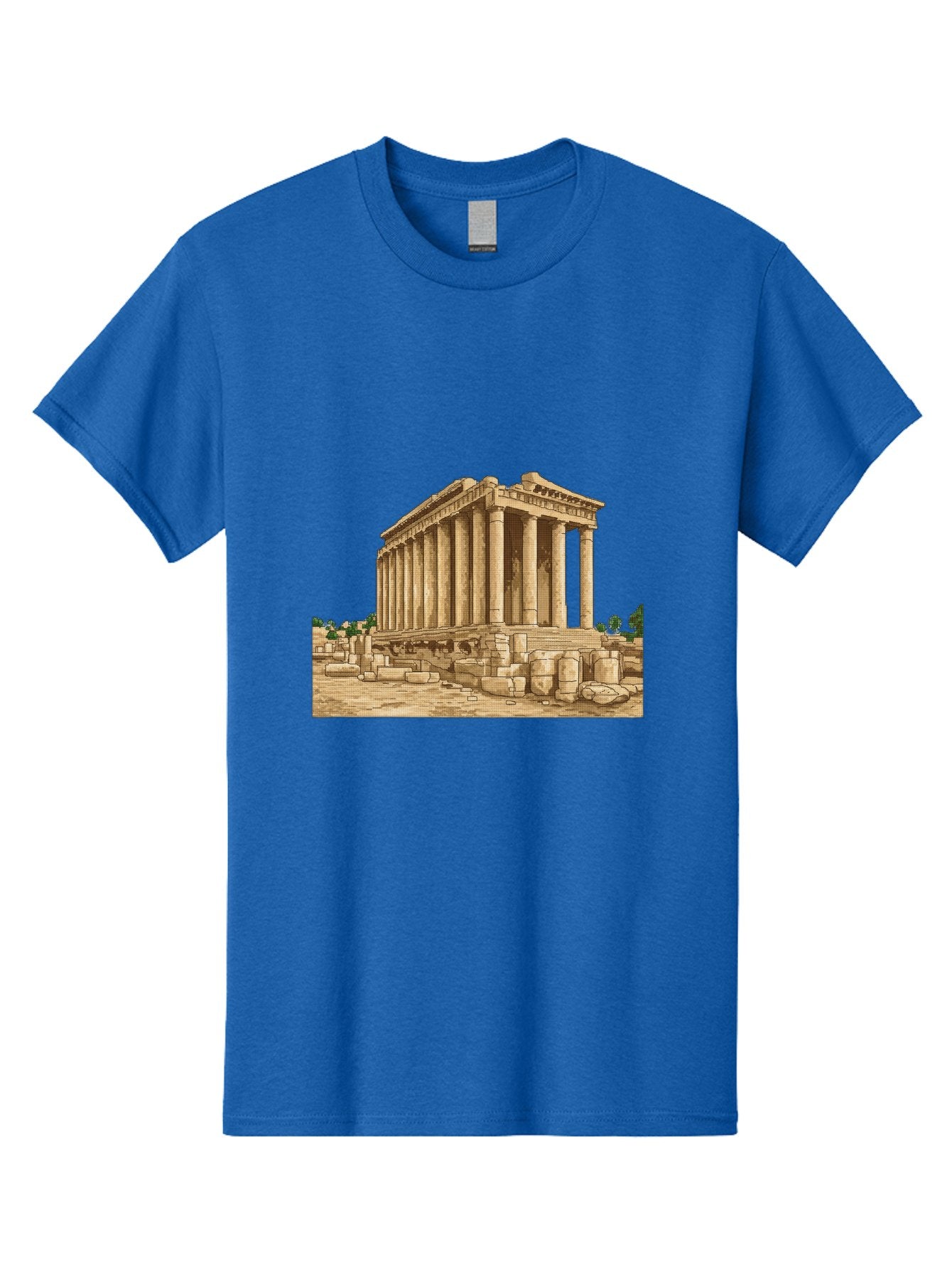 Ancient-Greek-Temple Men'S Graphic Tee, 100% Cotton, Comfortable Casual Summer Wear, Machine Washable, Vintage Camera, Old Camera, Antique Camera, Black Camera, Classic Photography, Photography Equipment, Nostalgic Device, Film Camera, Bag134 13