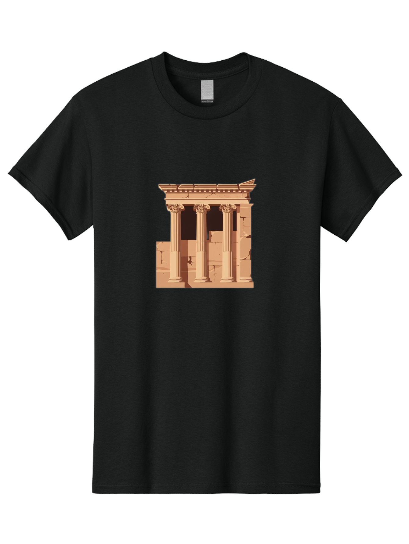 Ancient-Temple Men'S Graphic Tee, 100% Cotton, Comfortable Casual Summer Wear, Machine Washable, Vintage Camera, Old Camera, Antique Camera, Black Camera, Classic Photography, Photography Equipment, Nostalgic Device, Film Camera, Camera Art Bag135 13