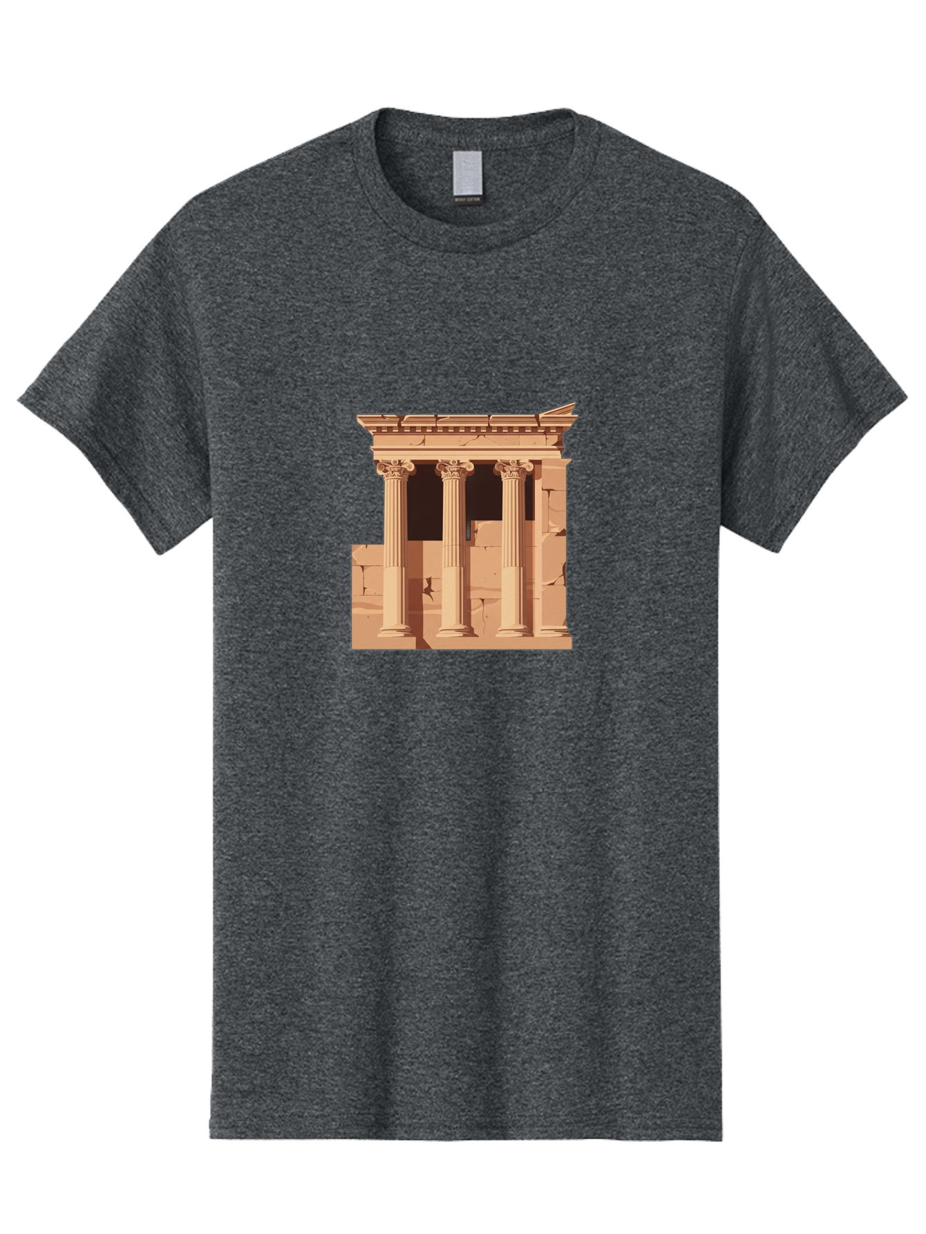 Ancient-Temple Men'S Graphic Tee, 100% Cotton, Comfortable Casual Summer Wear, Machine Washable, Vintage Camera, Old Camera, Antique Camera, Black Camera, Classic Photography, Photography Equipment, Nostalgic Device, Film Camera, Camera Art Bag135 15