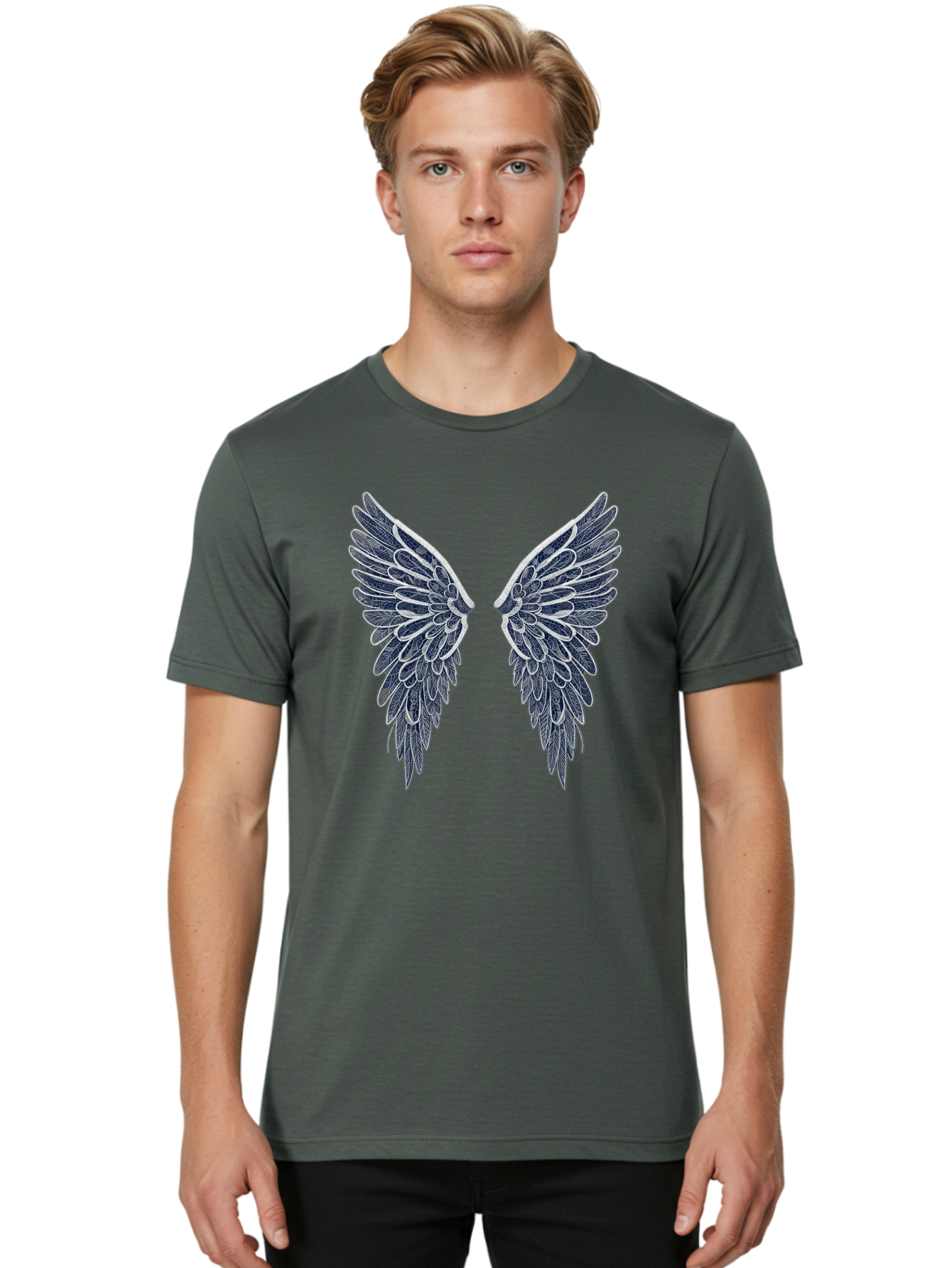 Angel-Wings Men'S Graphic Tee, 100% Cotton, Comfortable Casual Summer Wear, Machine Washable, Vintage Camera, Old Camera, Antique Camera, Black Camera, Classic Photography, Photography Equipment, Nostalgic Device, Film Camera, Camera Art Bag136 29