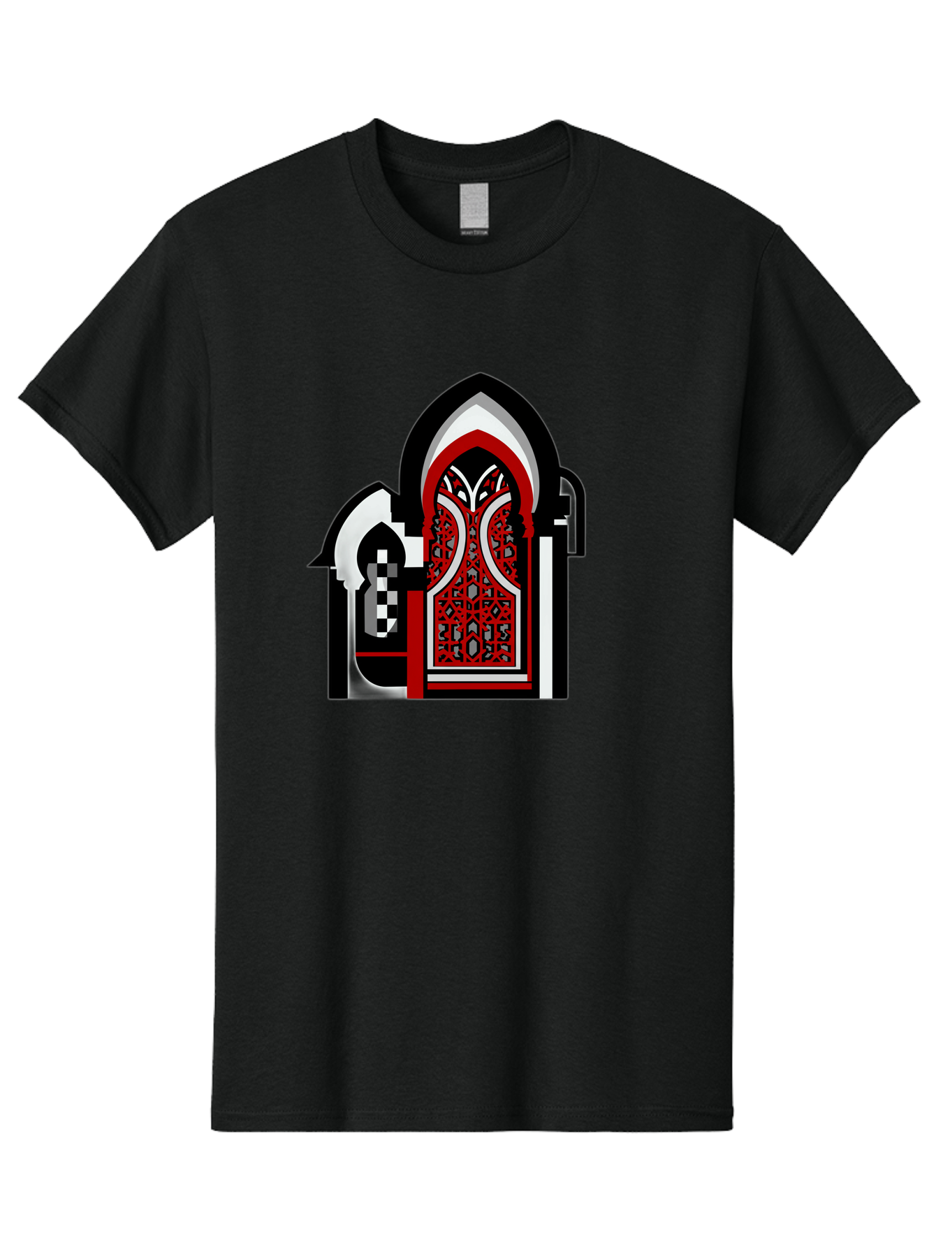 Arabic-Doorway Men'S Graphic Tee, 100% Cotton, Comfortable Casual Summer Wear, Machine Washable, Vintage Camera, Old Camera, Antique Camera, Black Camera, Classic Photography, Photography Equipment, Nostalgic Device, Film Camera, Camera Art Bag140 4