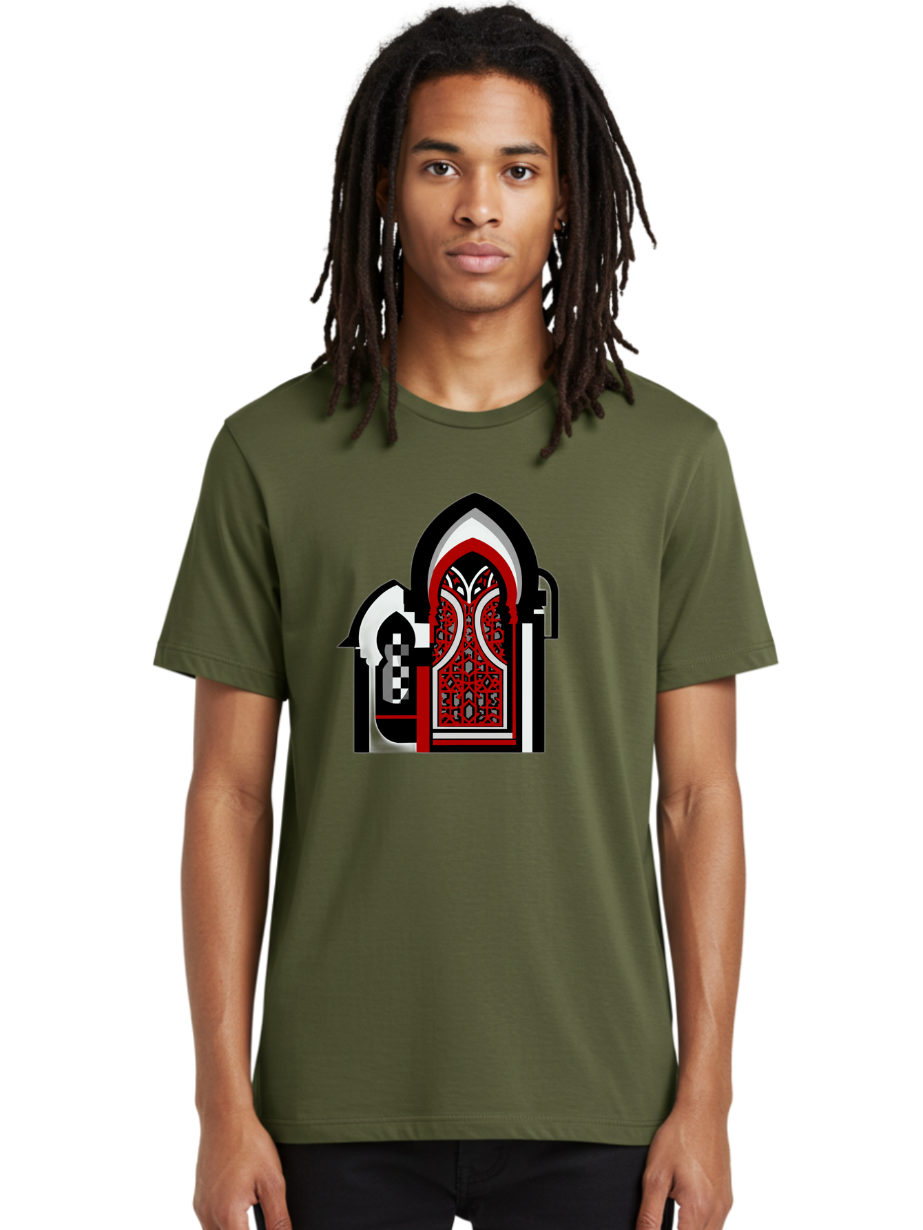 Arabic-Doorway Men'S Graphic Tee, 100% Cotton, Comfortable Casual Summer Wear, Machine Washable, Vintage Camera, Old Camera, Antique Camera, Black Camera, Classic Photography, Photography Equipment, Nostalgic Device, Film Camera, Camera Art Bag140 18