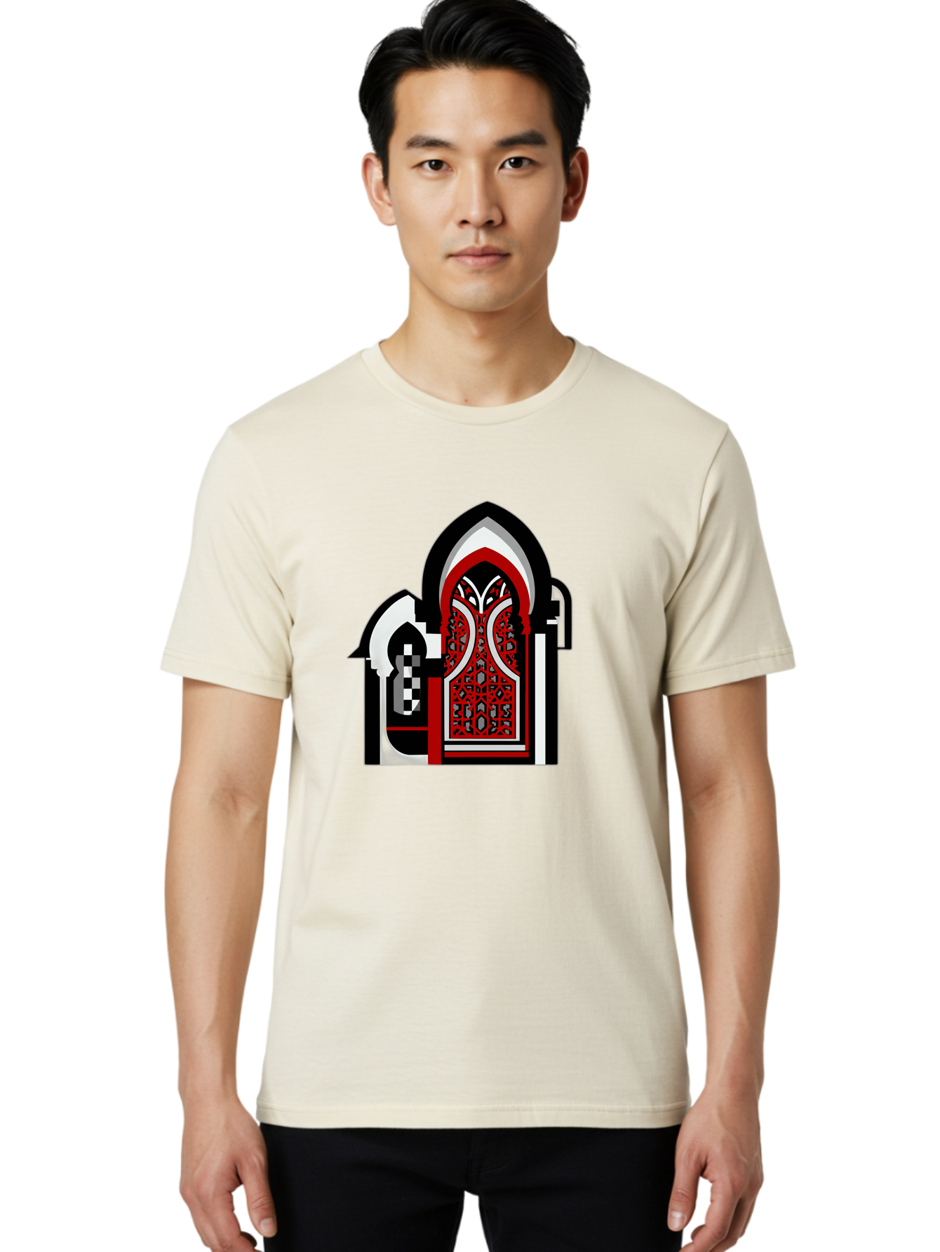 Arabic-Doorway Men'S Graphic Tee, 100% Cotton, Comfortable Casual Summer Wear, Machine Washable, Vintage Camera, Old Camera, Antique Camera, Black Camera, Classic Photography, Photography Equipment, Nostalgic Device, Film Camera, Camera Art Bag140 20