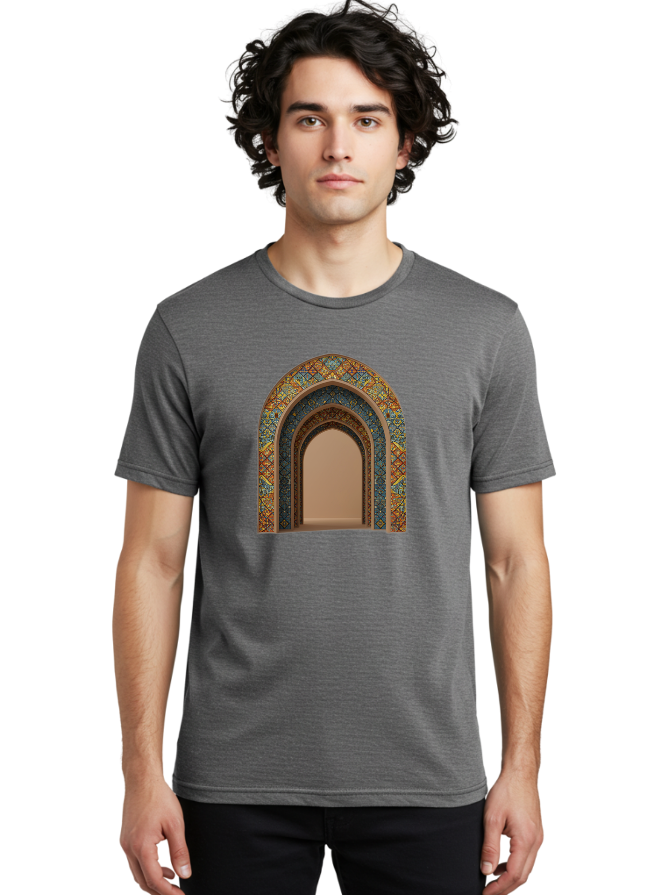 Arched-Doorway Men'S Graphic Tee, 100% Cotton, Comfortable Casual Summer Wear, Machine Washable, Vintage Camera, Old Camera, Antique Camera, Black Camera, Classic Photography, Photography Equipment, Nostalgic Device, Film Camera, Camera Art Bag141 22