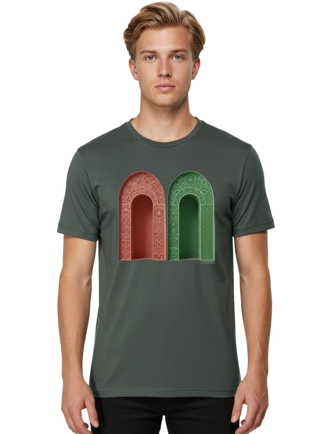 Arched-Doorways Men'S Graphic Tee, 100% Cotton, Comfortable Casual Summer Wear, Machine Washable, Vintage Camera, Old Camera, Antique Camera, Black Camera, Classic Photography, Photography Equipment, Nostalgic Device, Film Camera, Camera Art Bag142 29