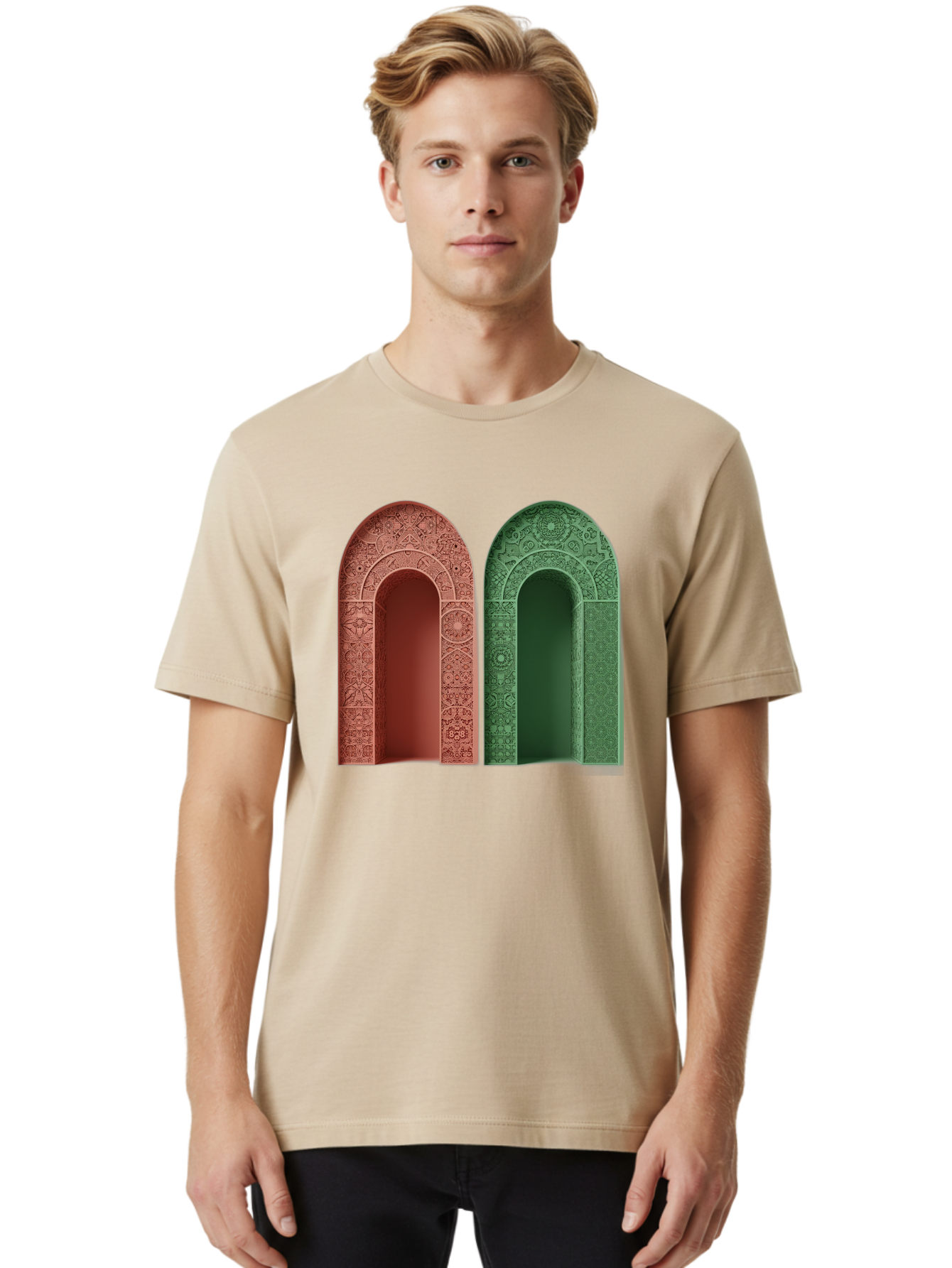 Arched-Doorways Men'S Graphic Tee, 100% Cotton, Comfortable Casual Summer Wear, Machine Washable, Vintage Camera, Old Camera, Antique Camera, Black Camera, Classic Photography, Photography Equipment, Nostalgic Device, Film Camera, Camera Art Bag142 25