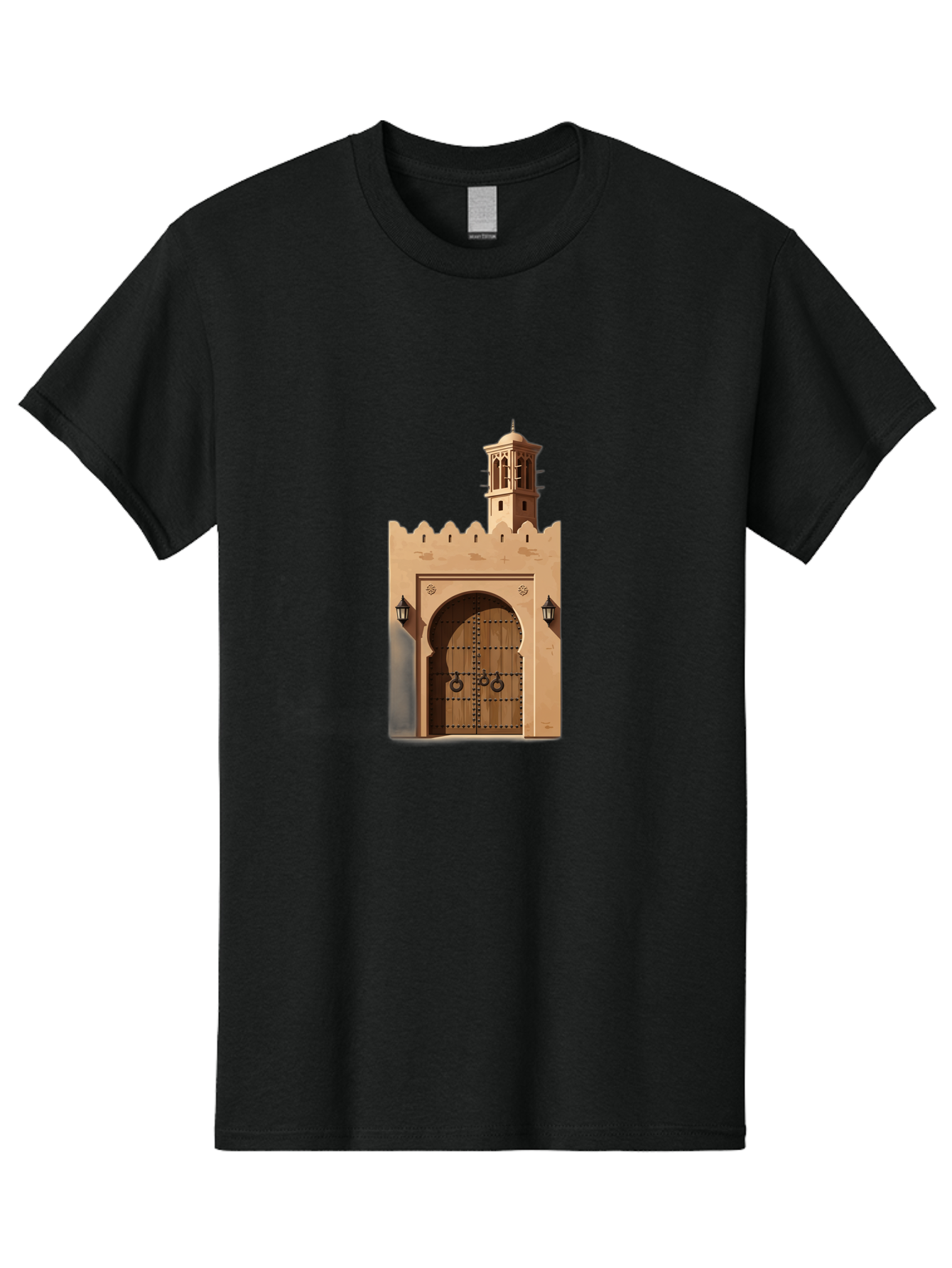 Arched-Gate Men'S Graphic Tee, 100% Cotton, Comfortable Casual Summer Wear, Machine Washable, Vintage Camera, Old Camera, Antique Camera, Black Camera, Classic Photography, Photography Equipment, Nostalgic Device, Film Camera, Camera Art Bag143 8