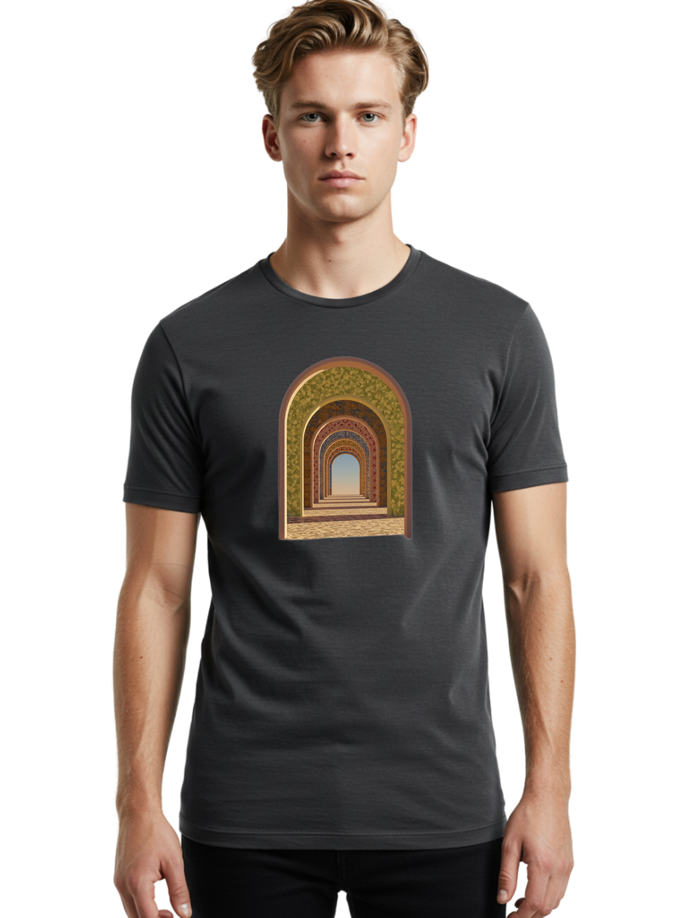 Arches Men'S Graphic Tee, 100% Cotton, Comfortable Casual Summer Wear, Machine Washable, Vintage Camera, Old Camera, Antique Camera, Black Camera, Classic Photography, Photography Equipment, Nostalgic Device, Film Camera, Camera Art Bag144 22