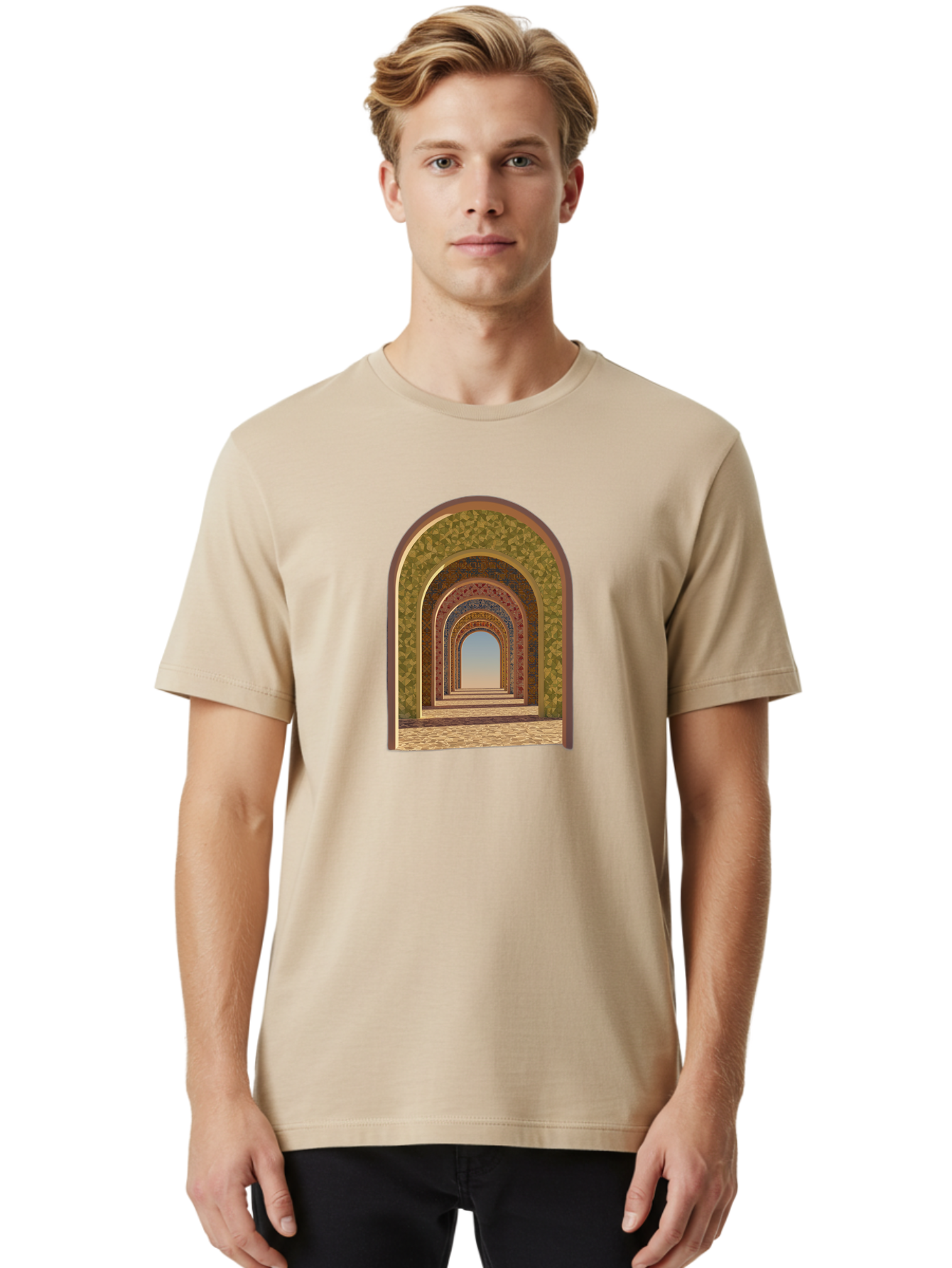 Arches Men'S Graphic Tee, 100% Cotton, Comfortable Casual Summer Wear, Machine Washable, Vintage Camera, Old Camera, Antique Camera, Black Camera, Classic Photography, Photography Equipment, Nostalgic Device, Film Camera, Camera Art Bag144 30