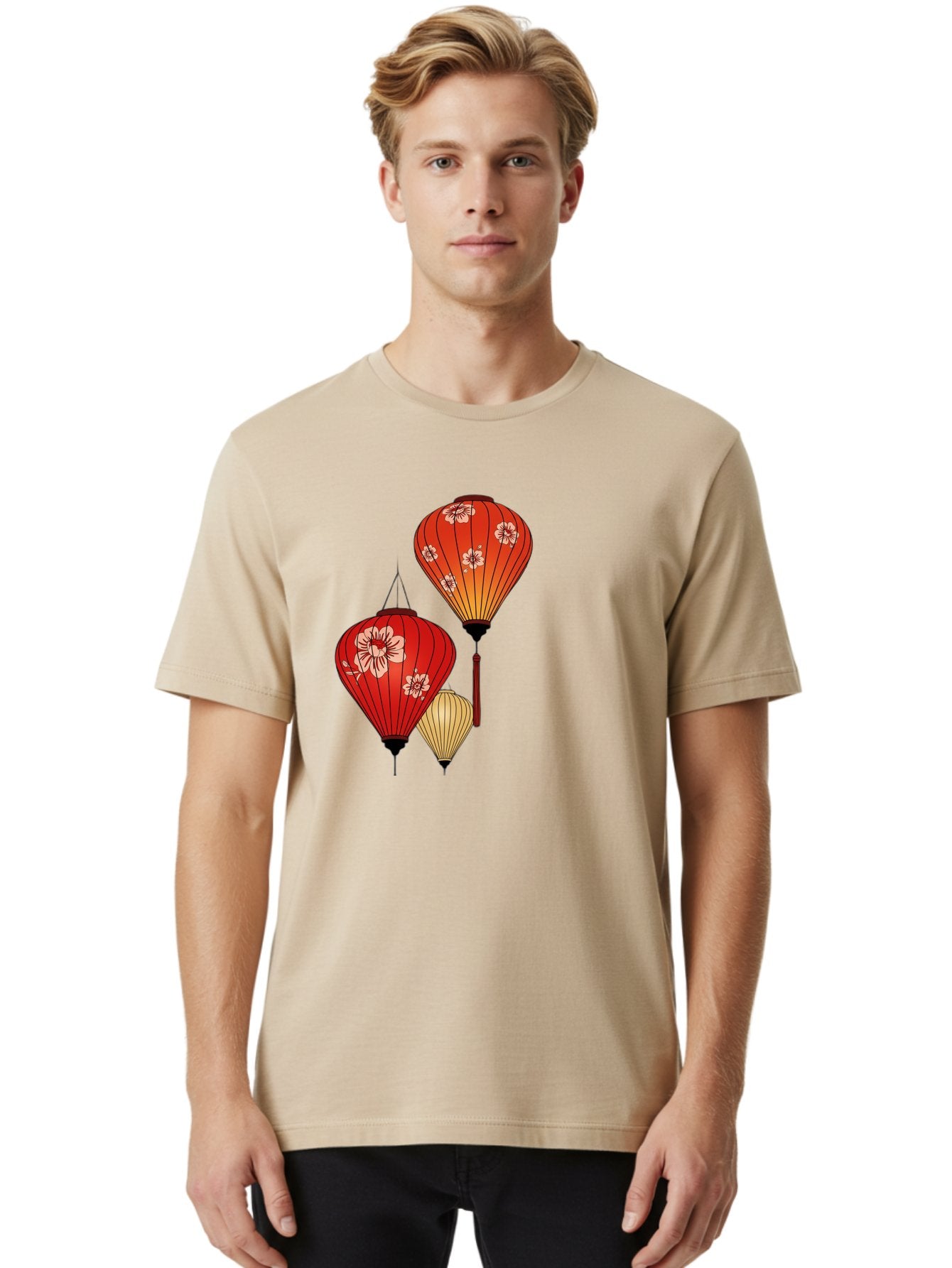 Asian-Lanterns Men'S Graphic Tee, 100% Cotton, Comfortable Casual Summer Wear, Machine Washable, Vintage Camera, Old Camera, Antique Camera, Black Camera, Classic Photography, Photography Equipment, Nostalgic Device, Film Camera, Camera Art Bag149 29