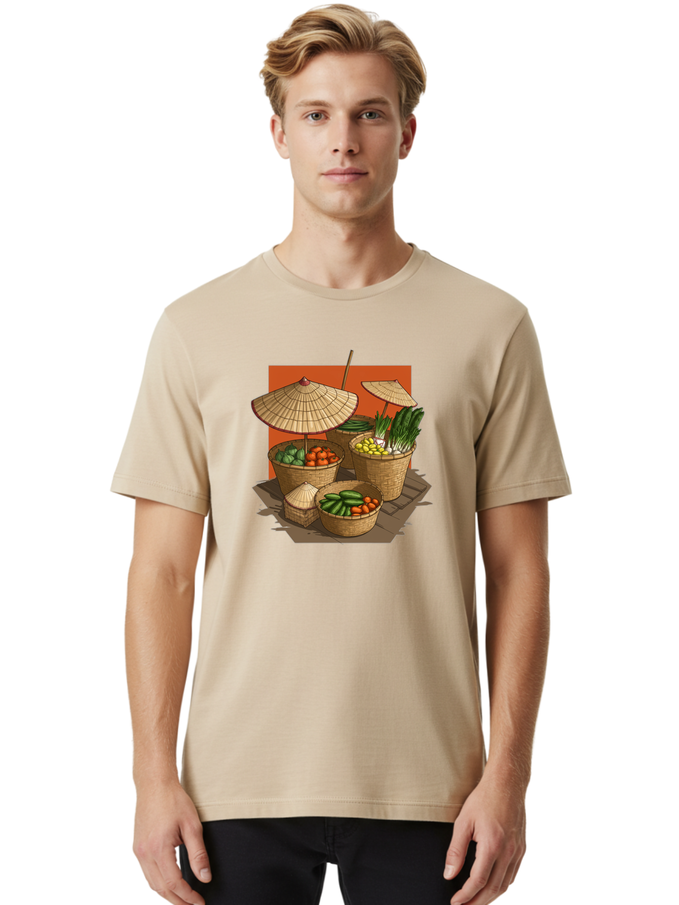 Asian-Market-Baskets Men'S Graphic Tee, 100% Cotton, Comfortable Casual Summer Wear, Machine Washable, Vintage Camera, Old Camera, Antique Camera, Black Camera, Classic Photography, Photography Equipment, Nostalgic Device, Film Camera, Bag150 24