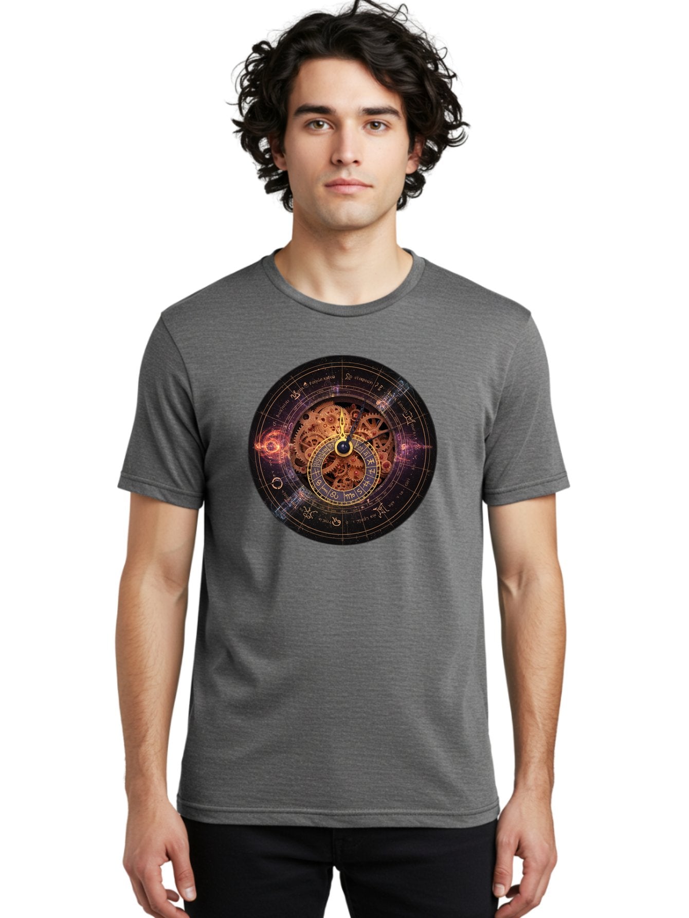 Astrological-Clock Men'S Graphic Tee, 100% Cotton, Comfortable Casual Summer Wear, Machine Washable, Vintage Camera, Old Camera, Antique Camera, Black Camera, Classic Photography, Photography Equipment, Nostalgic Device, Film Camera, Bag151 28