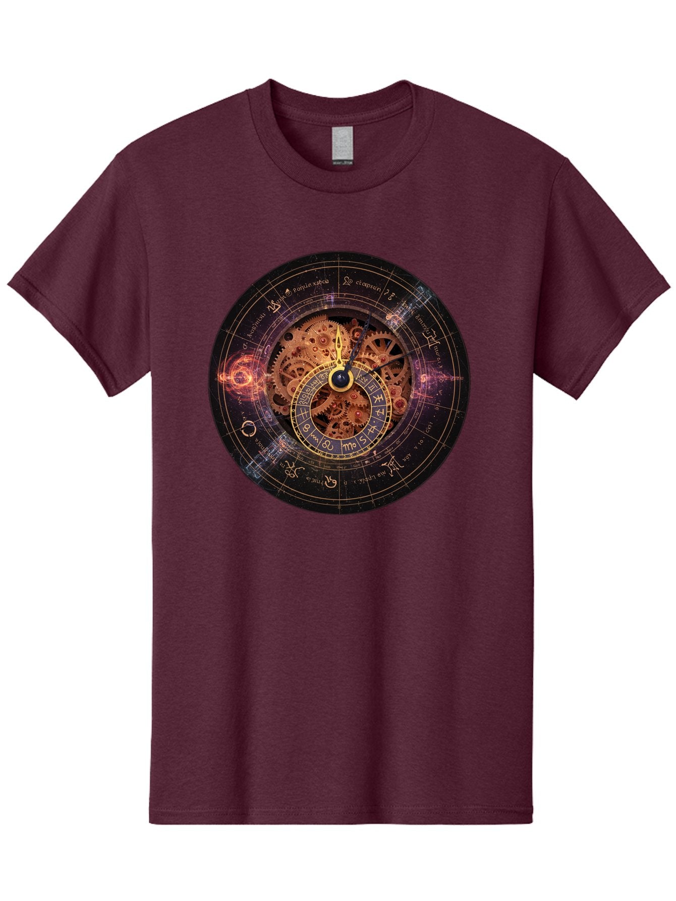Astrological-Clock Men'S Graphic Tee, 100% Cotton, Comfortable Casual Summer Wear, Machine Washable, Vintage Camera, Old Camera, Antique Camera, Black Camera, Classic Photography, Photography Equipment, Nostalgic Device, Film Camera, Bag151