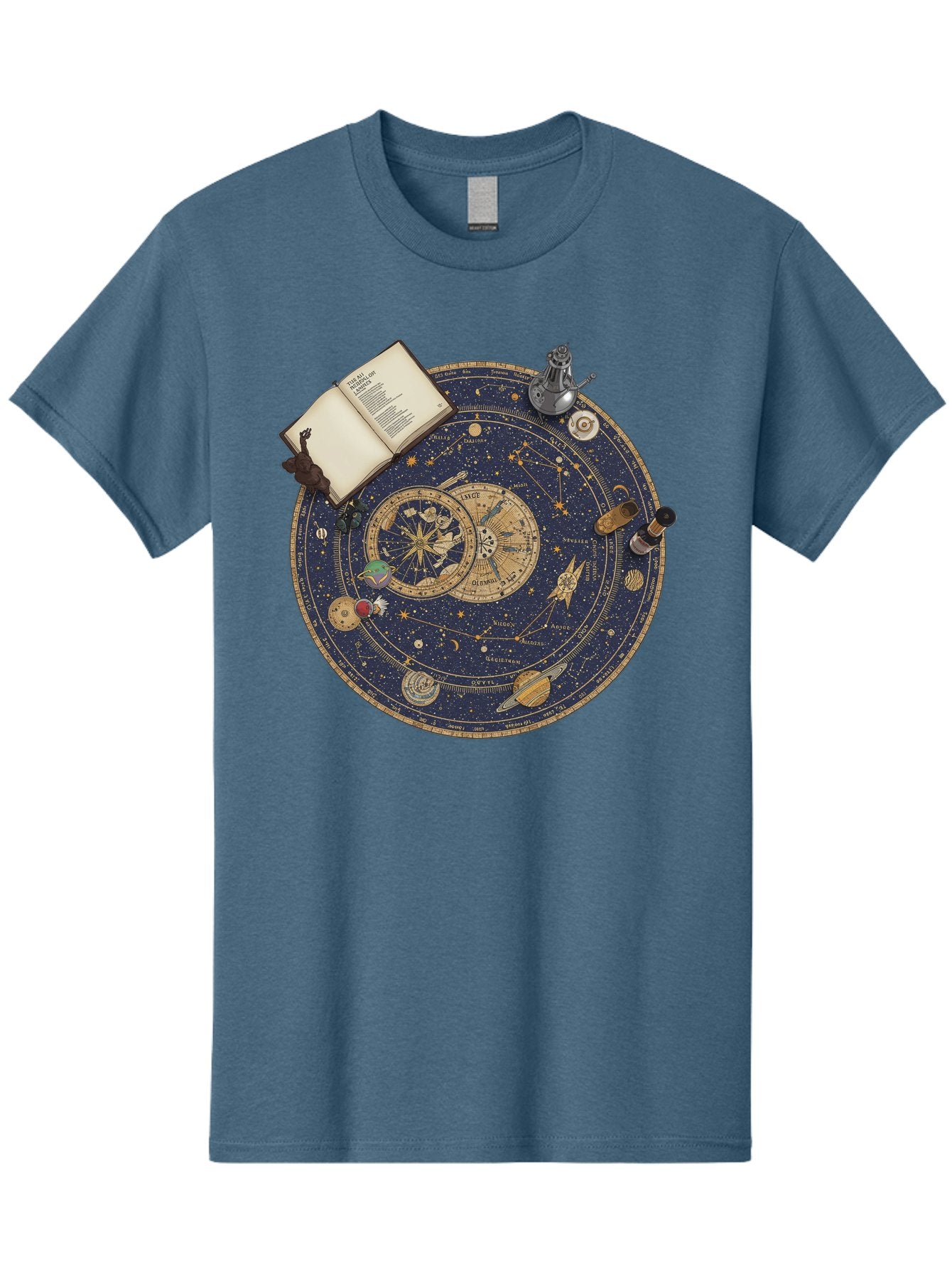 Astronomy-Wheel Men'S Graphic Tee, 100% Cotton, Comfortable Casual Summer Wear, Machine Washable, Vintage Camera, Old Camera, Antique Camera, Black Camera, Classic Photography, Photography Equipment, Nostalgic Device, Film Camera, Camera Art Bag153 7