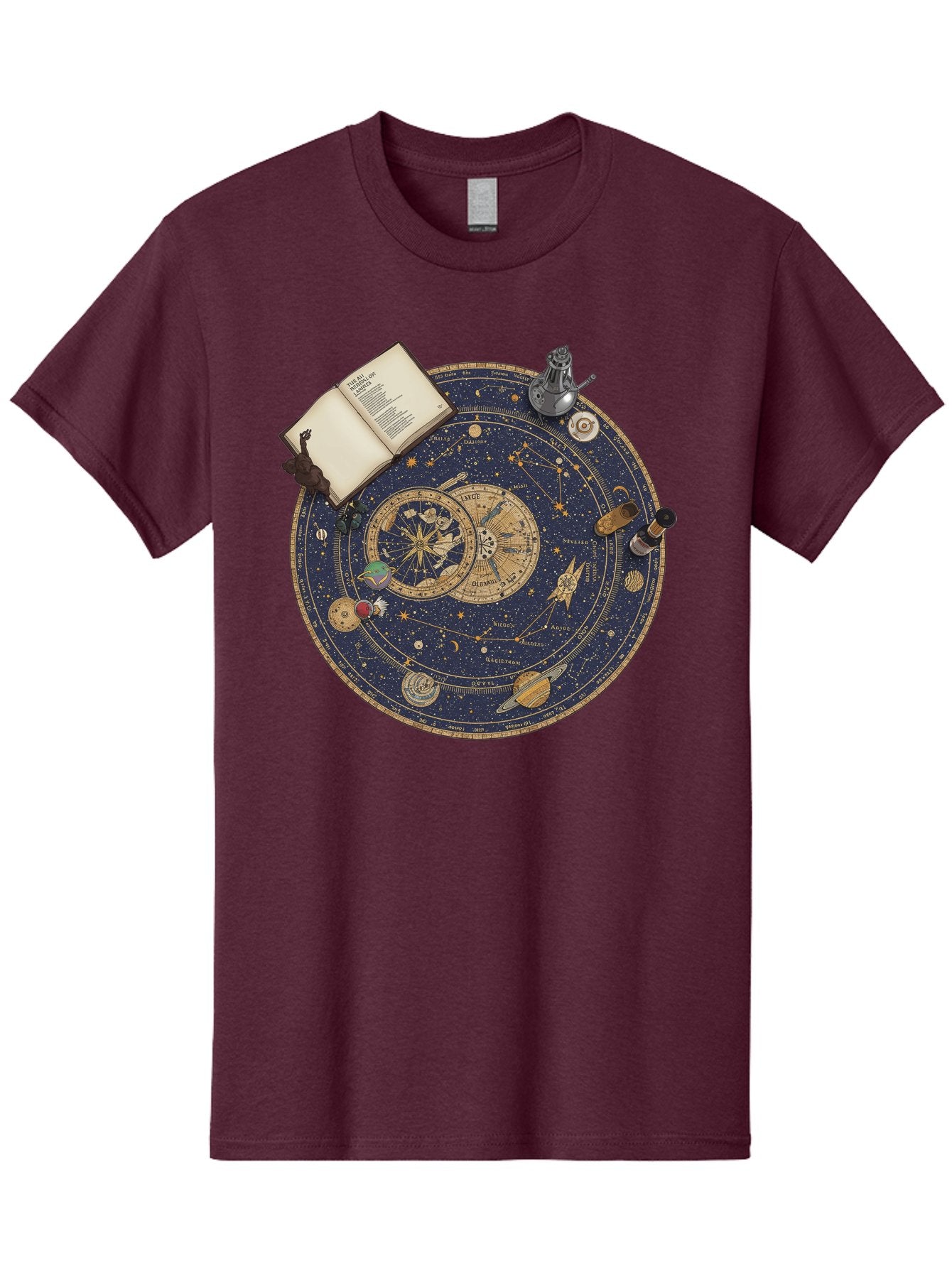 Astronomy-Wheel Men'S Graphic Tee, 100% Cotton, Comfortable Casual Summer Wear, Machine Washable, Vintage Camera, Old Camera, Antique Camera, Black Camera, Classic Photography, Photography Equipment, Nostalgic Device, Film Camera, Camera Art Bag153 5