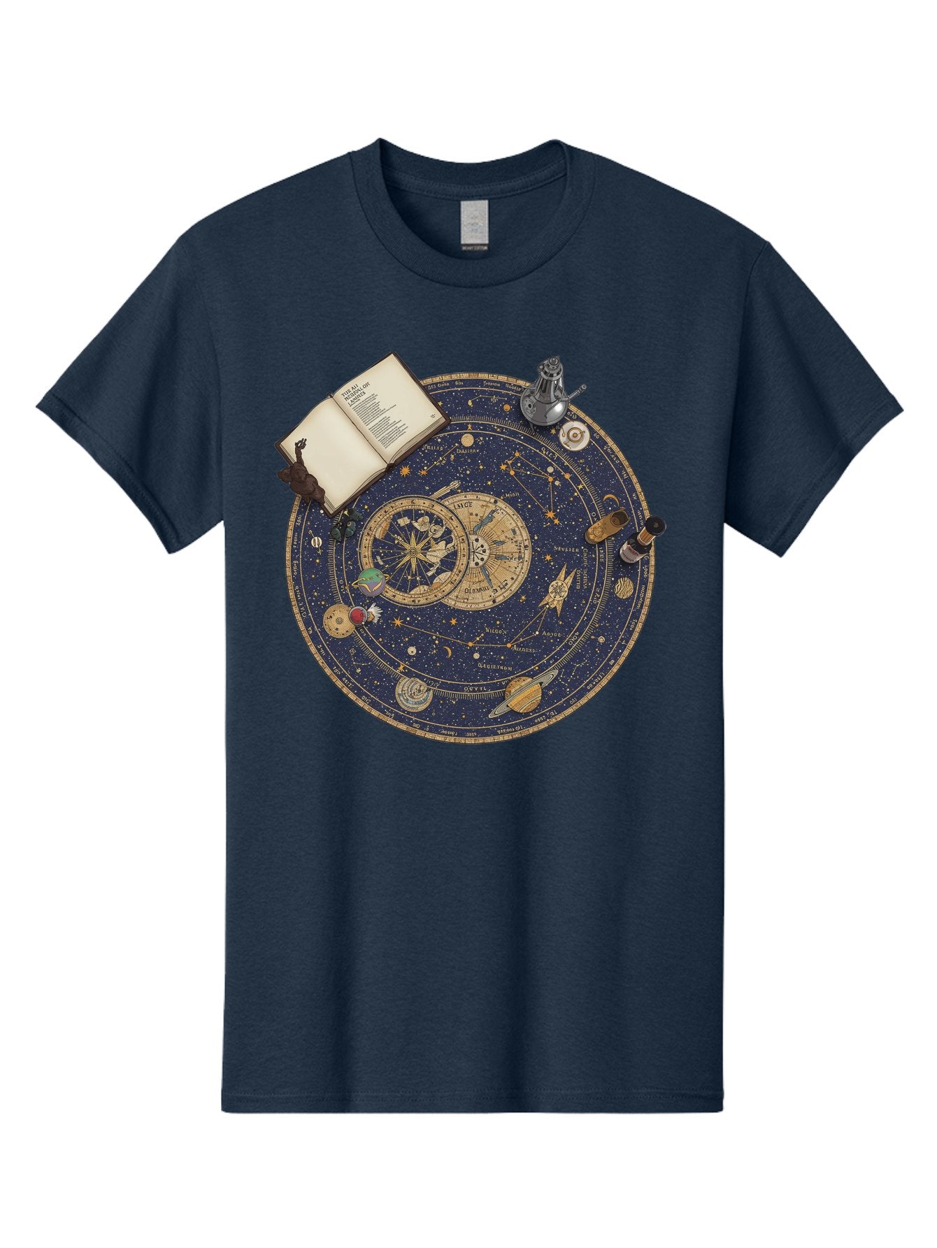 Astronomy-Wheel Men'S Graphic Tee, 100% Cotton, Comfortable Casual Summer Wear, Machine Washable, Vintage Camera, Old Camera, Antique Camera, Black Camera, Classic Photography, Photography Equipment, Nostalgic Device, Film Camera, Camera Art Bag153 15