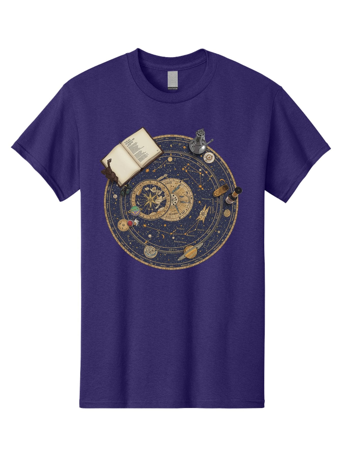 Astronomy-Wheel Men'S Graphic Tee, 100% Cotton, Comfortable Casual Summer Wear, Machine Washable, Vintage Camera, Old Camera, Antique Camera, Black Camera, Classic Photography, Photography Equipment, Nostalgic Device, Film Camera, Camera Art Bag153
