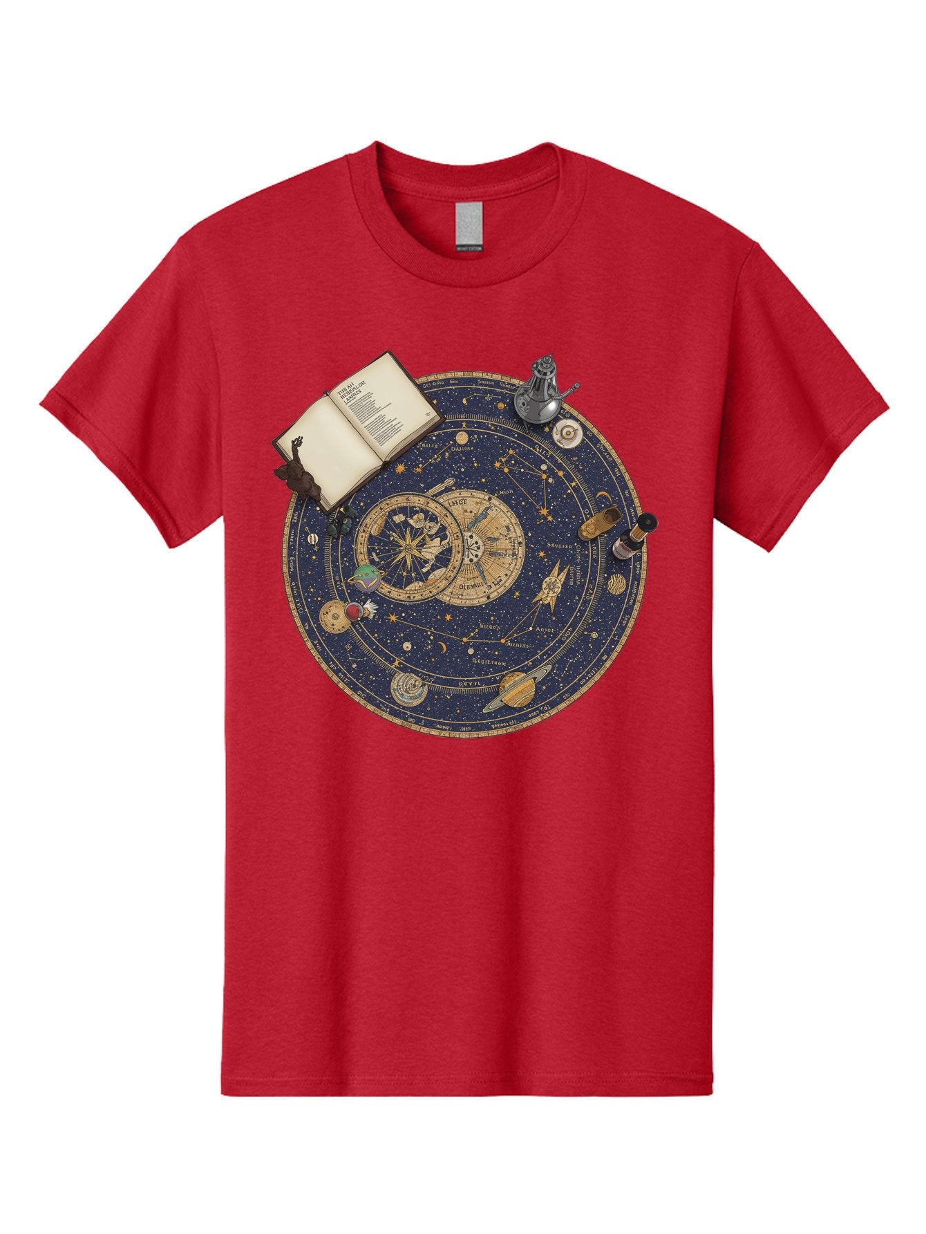 Astronomy-Wheel Men'S Graphic Tee, 100% Cotton, Comfortable Casual Summer Wear, Machine Washable, Vintage Camera, Old Camera, Antique Camera, Black Camera, Classic Photography, Photography Equipment, Nostalgic Device, Film Camera, Camera Art Bag153 9