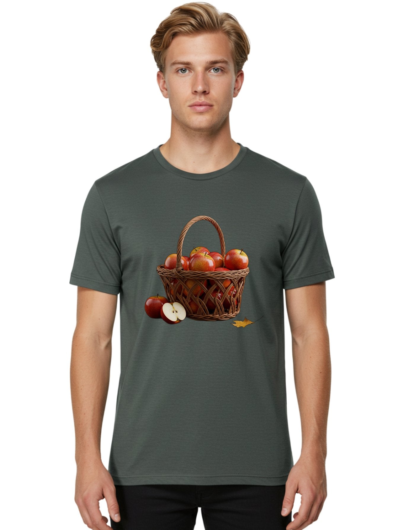 Basket-Of-Apples Men'S Graphic Tee, 100% Cotton, Comfortable Casual Summer Wear, Machine Washable, Vintage Camera, Old Camera, Antique Camera, Black Camera, Classic Photography, Photography Equipment, Nostalgic Device, Film Camera, Camera Art Bag163 19