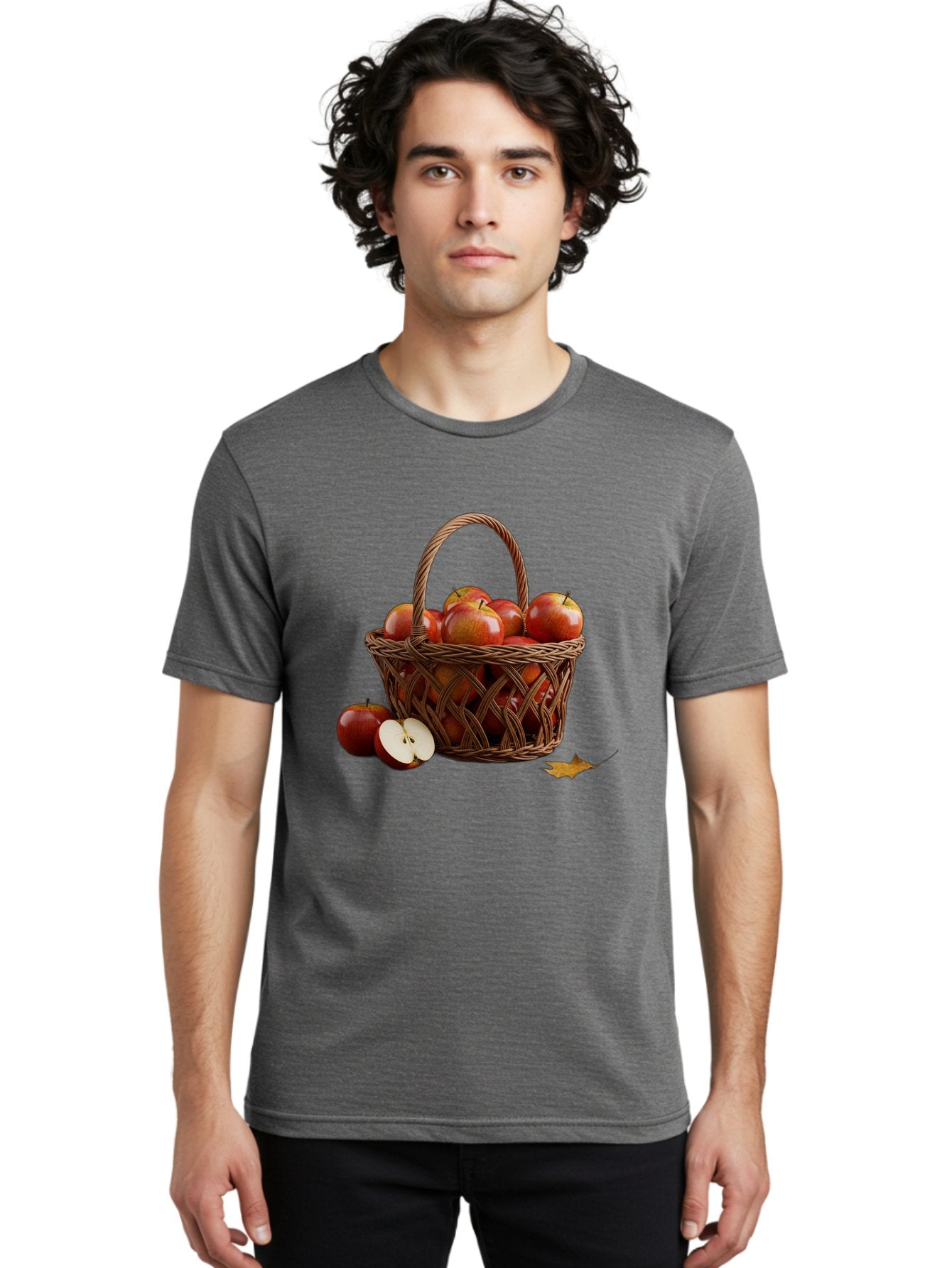 Basket-Of-Apples Men'S Graphic Tee, 100% Cotton, Comfortable Casual Summer Wear, Machine Washable, Vintage Camera, Old Camera, Antique Camera, Black Camera, Classic Photography, Photography Equipment, Nostalgic Device, Film Camera, Camera Art Bag163 26