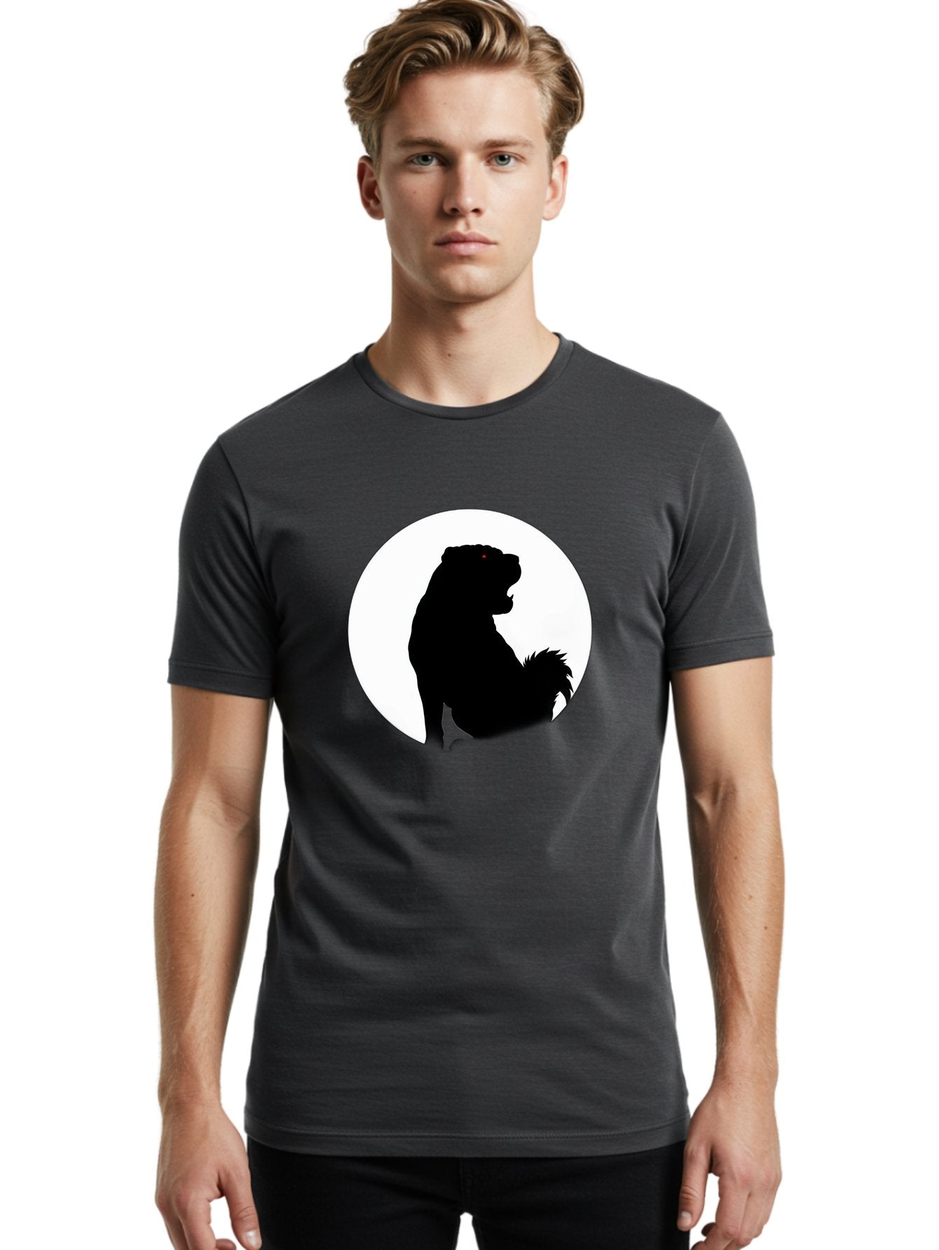 Bear-Silhouette Men'S Graphic Tee, 100% Cotton, Comfortable Casual Summer Wear, Machine Washable, Vintage Camera, Old Camera, Antique Camera, Black Camera, Classic Photography, Photography Equipment, Nostalgic Device, Film Camera, Camera Art Bag167 26