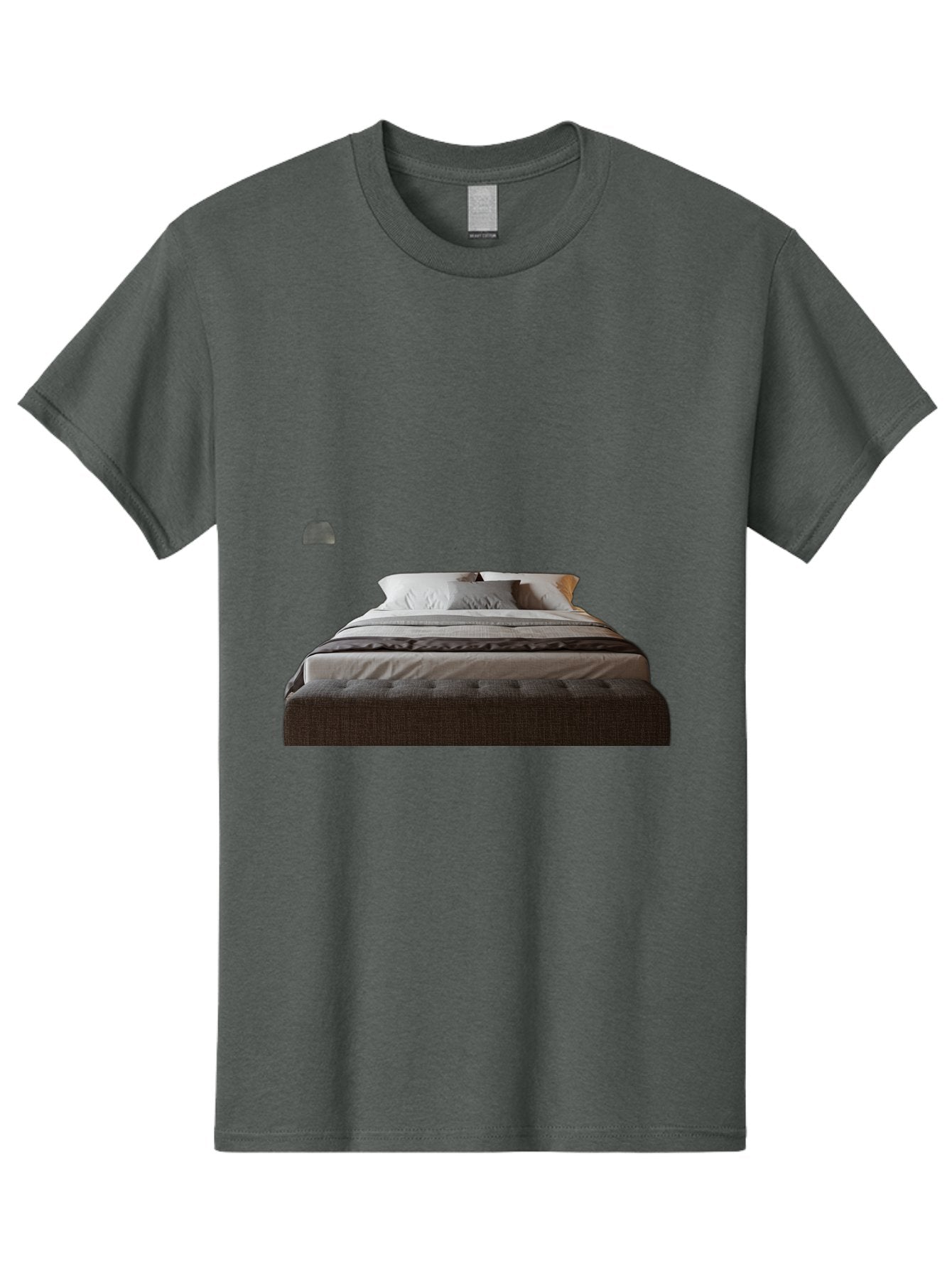 Bed-With-White-Pillows Men'S Graphic Tee, 100% Cotton, Comfortable Casual Summer Wear, Machine Washable, Vintage Camera, Old Camera, Antique Camera, Black Camera, Classic Photography, Photography Equipment, Nostalgic Device, Film Camera, Bag168 9