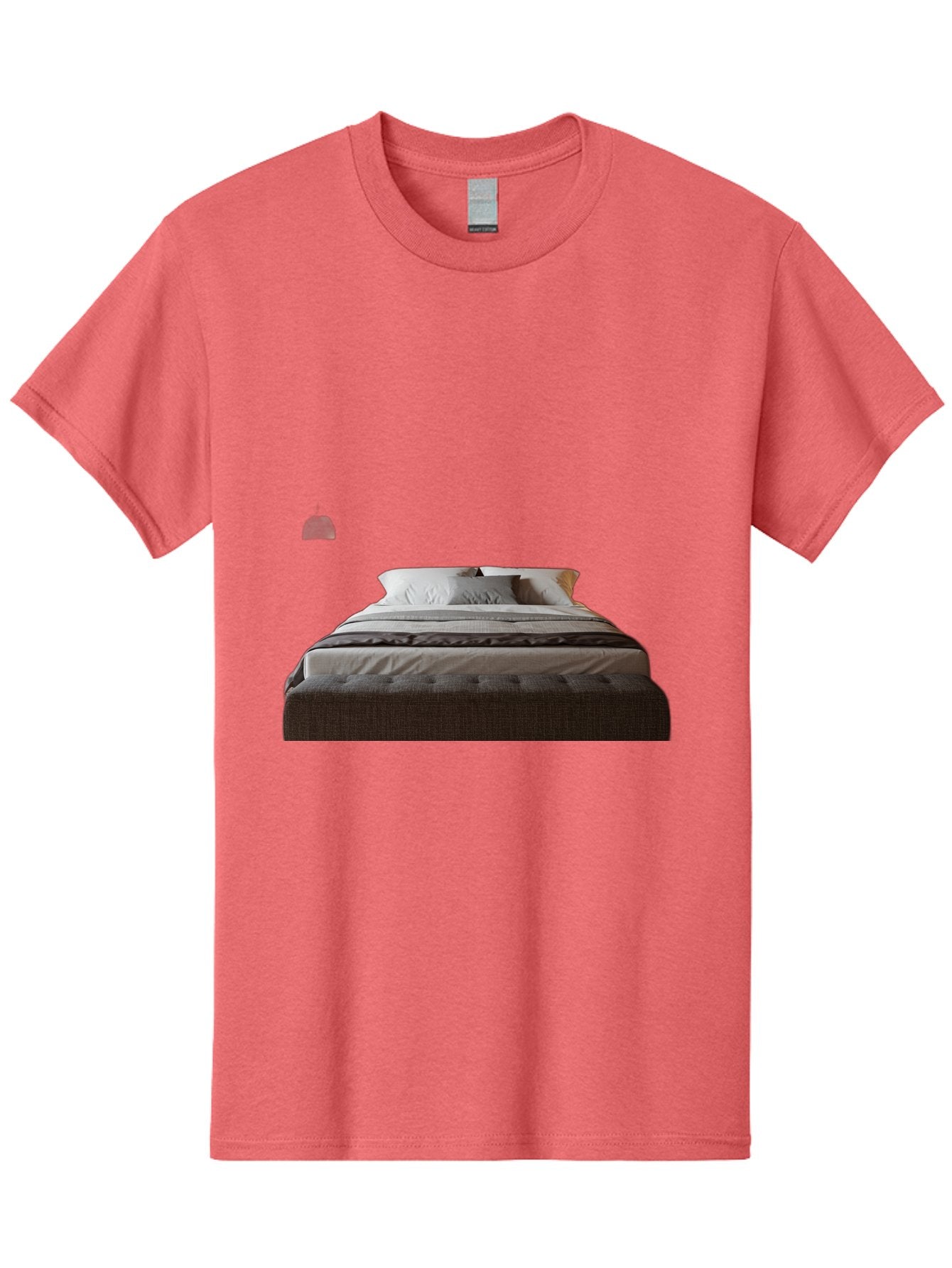 Bed-With-White-Pillows Men'S Graphic Tee, 100% Cotton, Comfortable Casual Summer Wear, Machine Washable, Vintage Camera, Old Camera, Antique Camera, Black Camera, Classic Photography, Photography Equipment, Nostalgic Device, Film Camera, Bag168 10