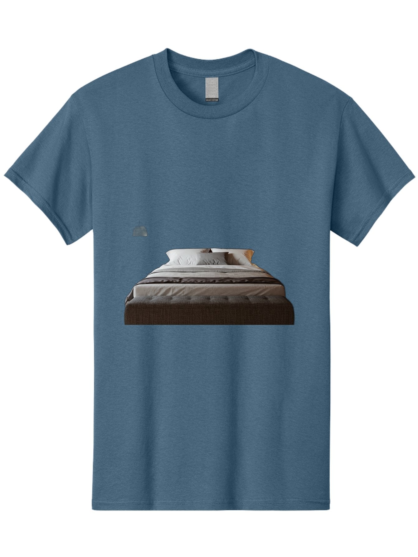 Bed-With-White-Pillows Men'S Graphic Tee, 100% Cotton, Comfortable Casual Summer Wear, Machine Washable, Vintage Camera, Old Camera, Antique Camera, Black Camera, Classic Photography, Photography Equipment, Nostalgic Device, Film Camera, Bag168 5