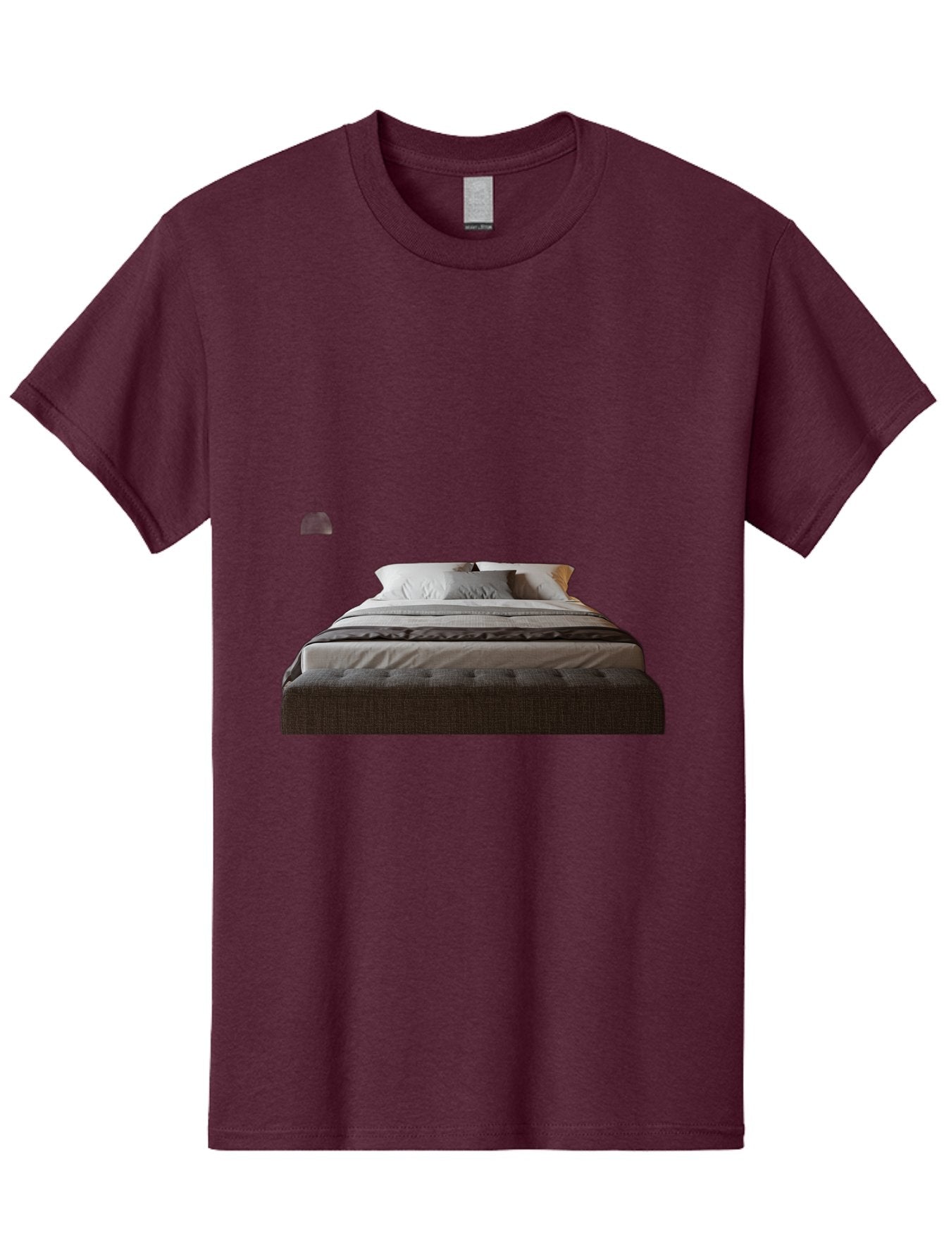 Bed-With-White-Pillows Men'S Graphic Tee, 100% Cotton, Comfortable Casual Summer Wear, Machine Washable, Vintage Camera, Old Camera, Antique Camera, Black Camera, Classic Photography, Photography Equipment, Nostalgic Device, Film Camera, Bag168 13