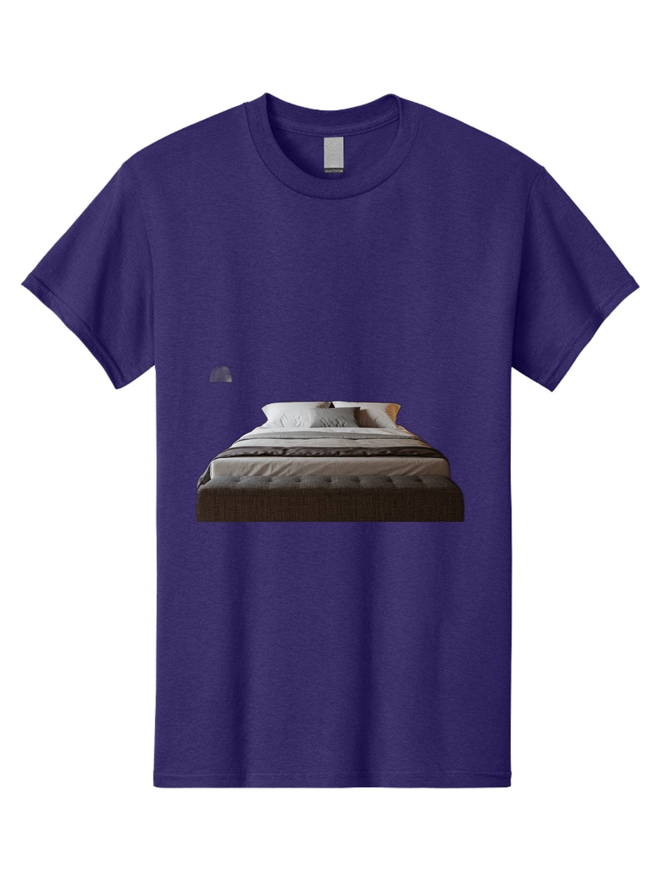 Bed-With-White-Pillows Men'S Graphic Tee, 100% Cotton, Comfortable Casual Summer Wear, Machine Washable, Vintage Camera, Old Camera, Antique Camera, Black Camera, Classic Photography, Photography Equipment, Nostalgic Device, Film Camera, Bag168 7