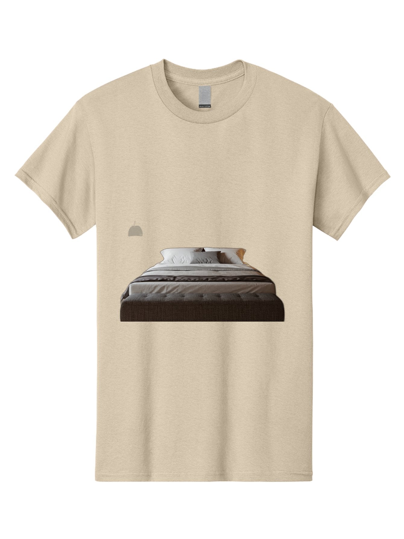 Bed-With-White-Pillows Men'S Graphic Tee, 100% Cotton, Comfortable Casual Summer Wear, Machine Washable, Vintage Camera, Old Camera, Antique Camera, Black Camera, Classic Photography, Photography Equipment, Nostalgic Device, Film Camera, Bag168 3