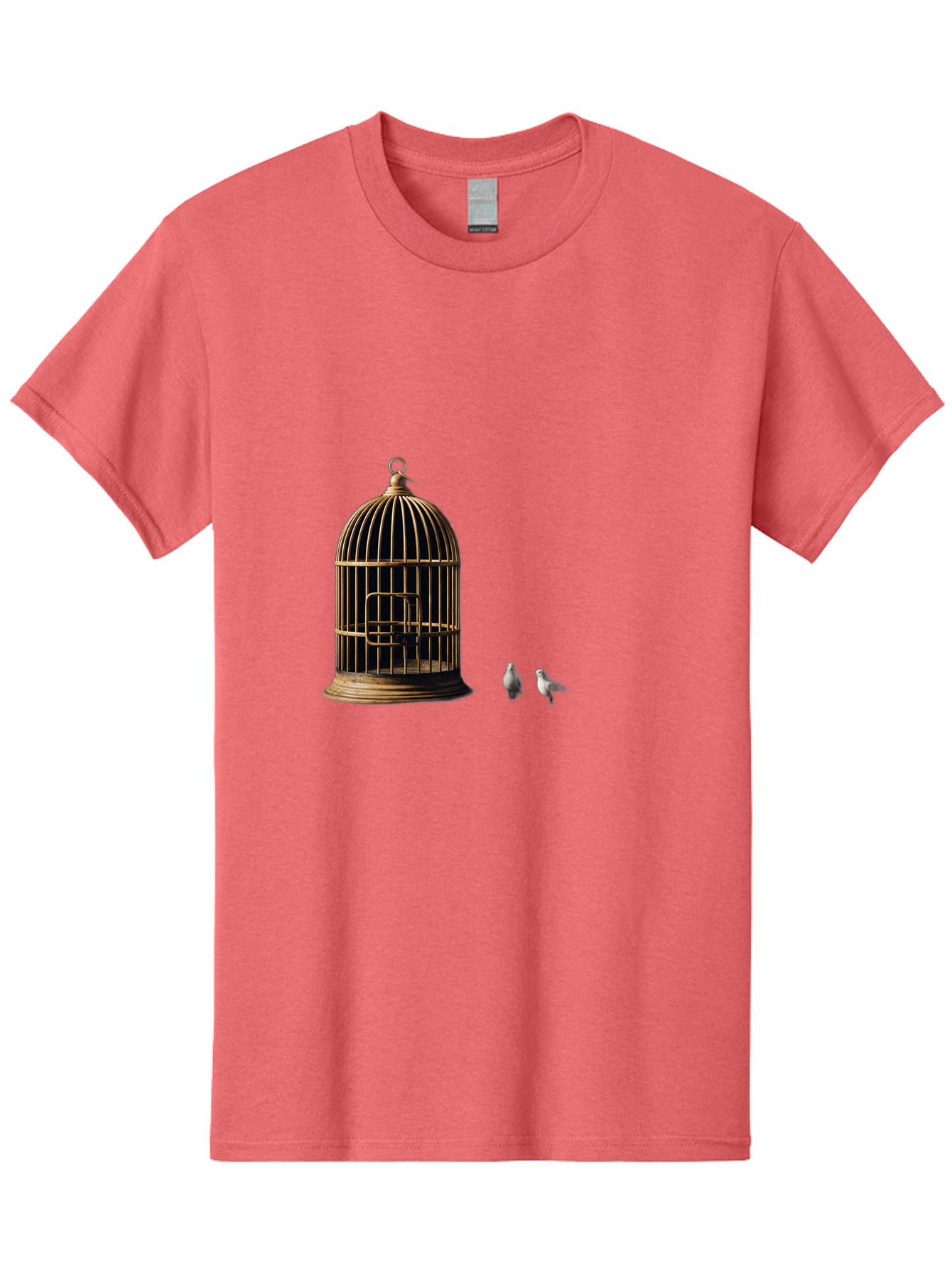 Bird-Cage-And-Birds Men'S Graphic Tee, 100% Cotton, Comfortable Casual Summer Wear, Machine Washable, Vintage Camera, Old Camera, Antique Camera, Black Camera, Classic Photography, Photography Equipment, Nostalgic Device, Film Camera, Bag172