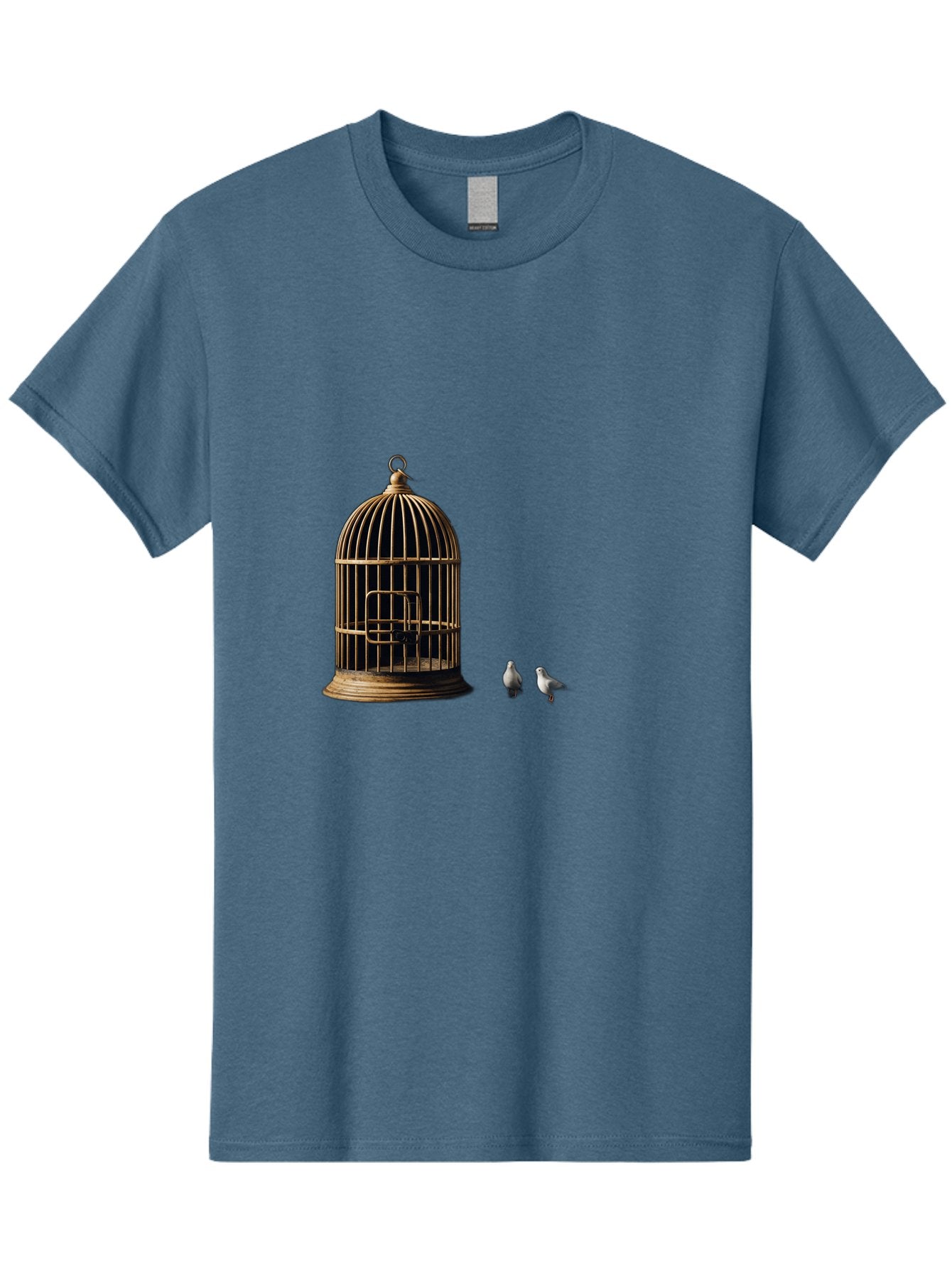 Bird-Cage-And-Birds Men'S Graphic Tee, 100% Cotton, Comfortable Casual Summer Wear, Machine Washable, Vintage Camera, Old Camera, Antique Camera, Black Camera, Classic Photography, Photography Equipment, Nostalgic Device, Film Camera, Bag172 11