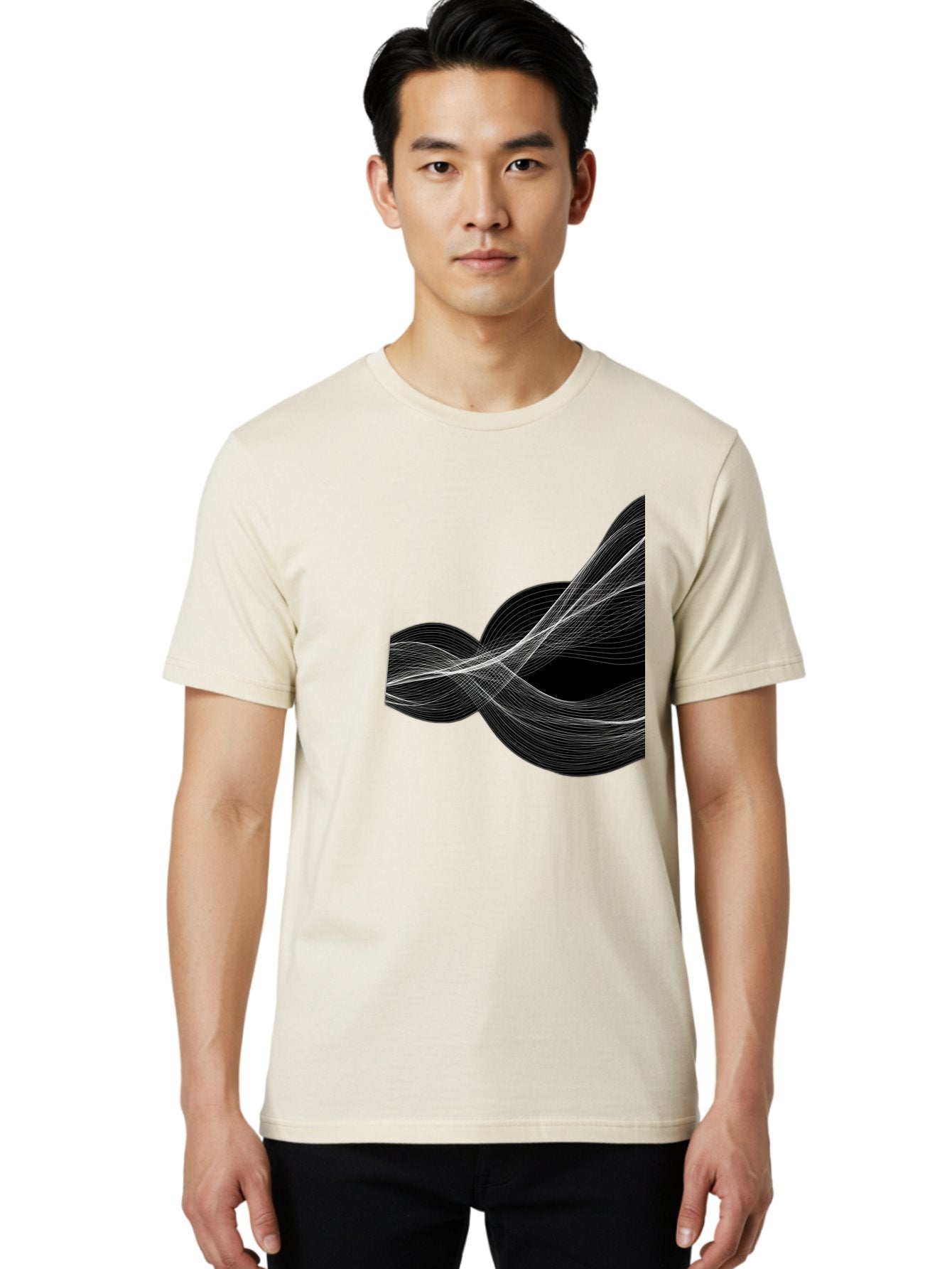 Black-And-White-Lines Men'S Graphic Tee, 100% Cotton, Comfortable Casual Summer Wear, Machine Washable, Vintage Camera, Old Camera, Antique Camera, Black Camera, Classic Photography, Photography Equipment, Nostalgic Device, Film Camera, Bag174 25