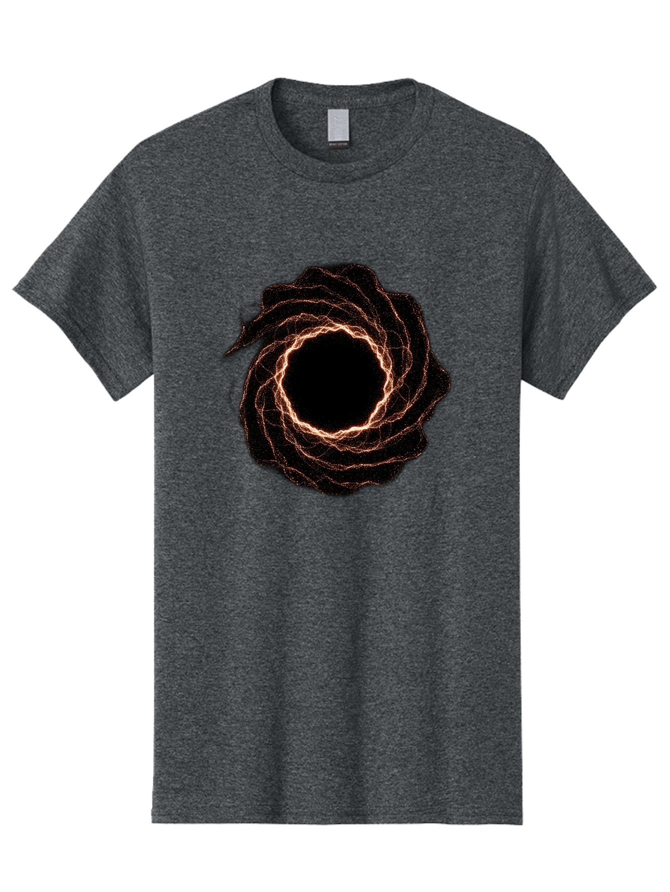 Black-Hole-Vortex Men'S Graphic Tee, 100% Cotton, Comfortable Casual Summer Wear, Machine Washable, Vintage Camera, Old Camera, Antique Camera, Black Camera, Classic Photography, Photography Equipment, Nostalgic Device, Film Camera, Camera Art Bag180