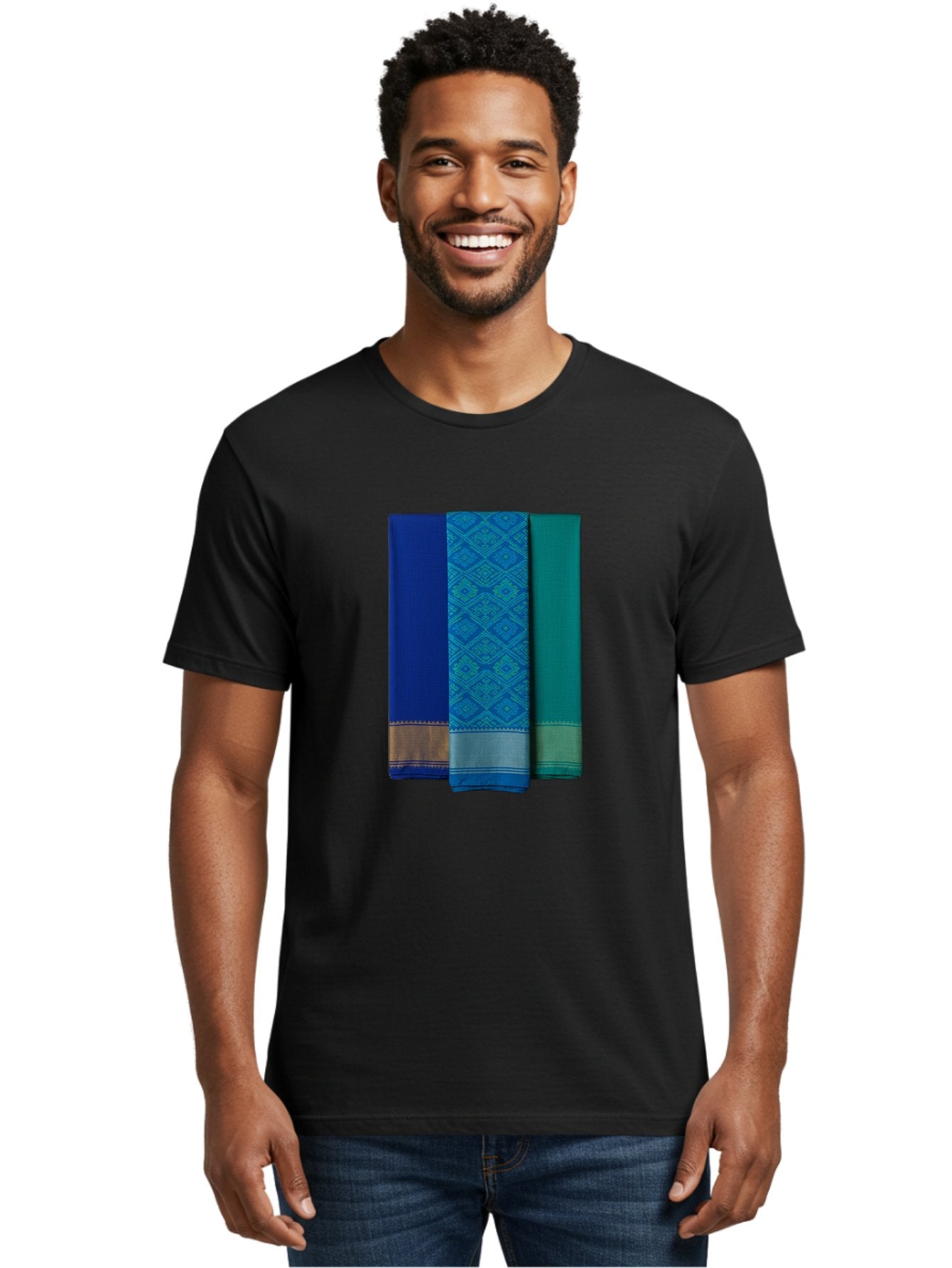 Blue-And-Teal-Sarees Men'S Graphic Tee, 100% Cotton, Comfortable Casual Summer Wear, Machine Washable, Vintage Camera, Old Camera, Antique Camera, Black Camera, Classic Photography, Photography Equipment, Nostalgic Device, Film Camera, Bag184 24