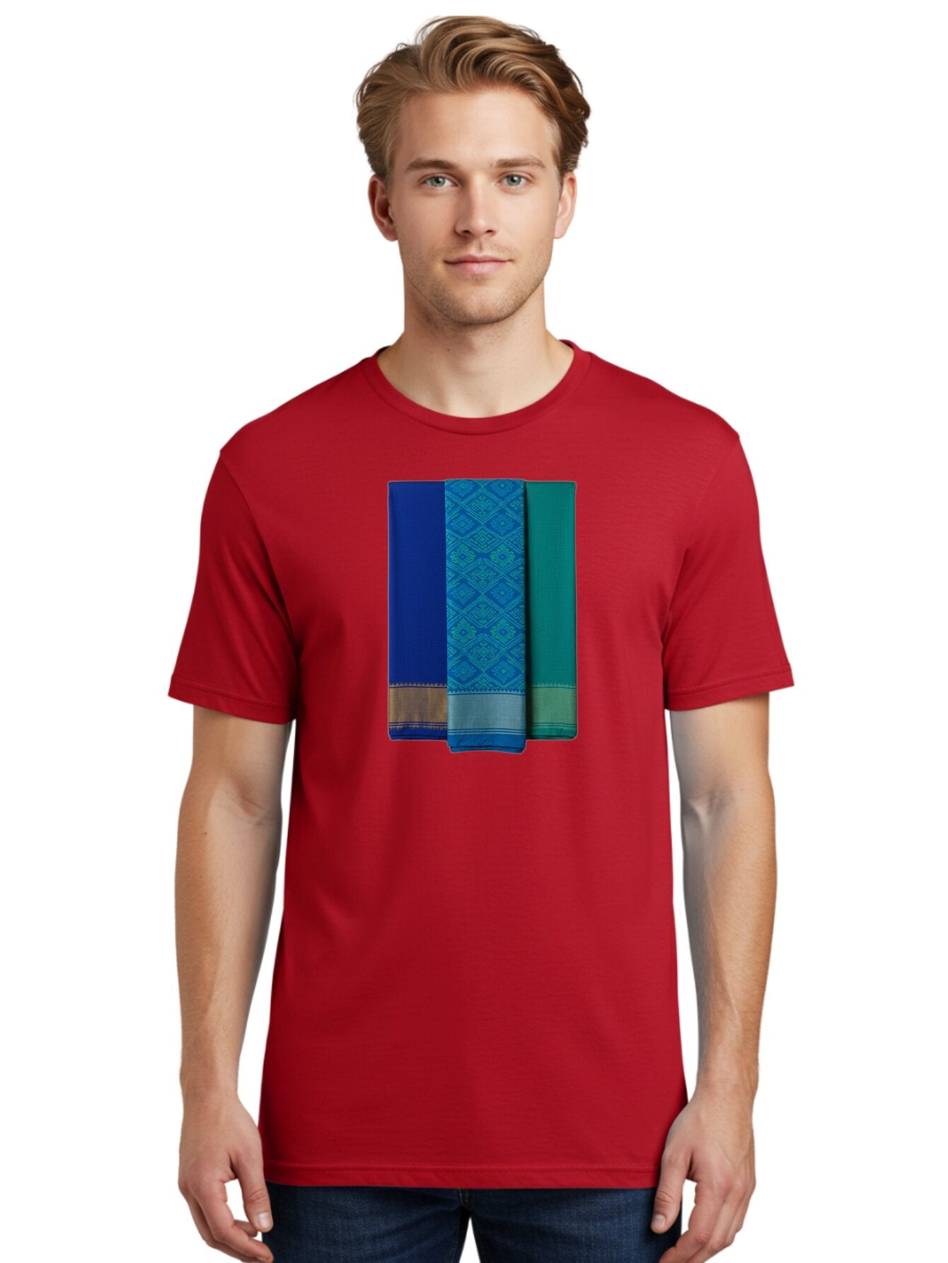 Blue-And-Teal-Sarees Men'S Graphic Tee, 100% Cotton, Comfortable Casual Summer Wear, Machine Washable, Vintage Camera, Old Camera, Antique Camera, Black Camera, Classic Photography, Photography Equipment, Nostalgic Device, Film Camera, Bag184 18