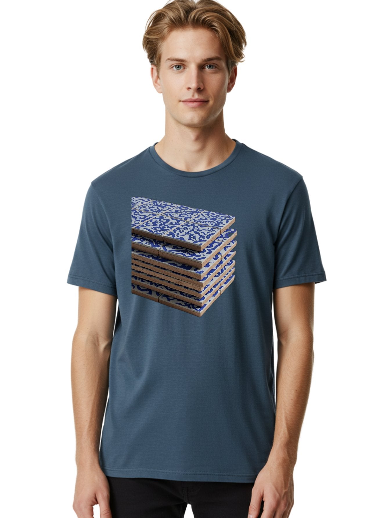 Blue-And-White-Coasters Men'S Graphic Tee, 100% Cotton, Comfortable Casual Summer Wear, Machine Washable, Vintage Camera, Old Camera, Antique Camera, Black Camera, Classic Photography, Photography Equipment, Nostalgic Device, Film Camera, Bag185 25