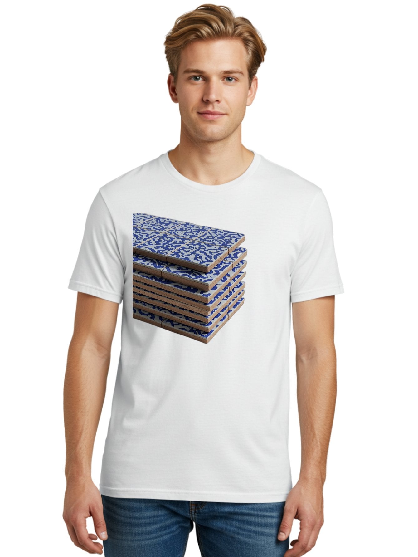 Blue-And-White-Coasters Men'S Graphic Tee, 100% Cotton, Comfortable Casual Summer Wear, Machine Washable, Vintage Camera, Old Camera, Antique Camera, Black Camera, Classic Photography, Photography Equipment, Nostalgic Device, Film Camera, Bag185 16