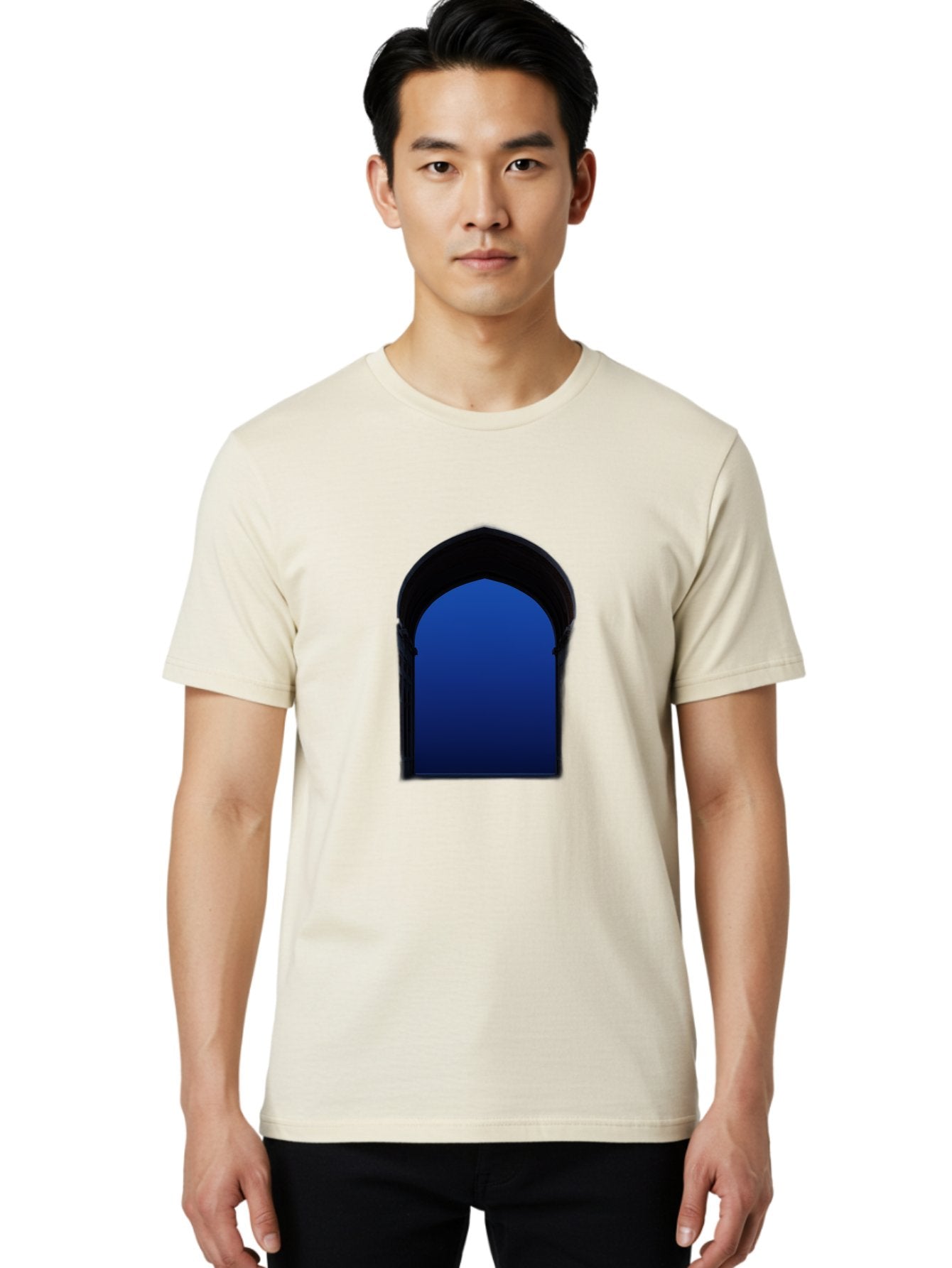 Blue-Arch Men'S Graphic Tee, 100% Cotton, Comfortable Casual Summer Wear, Machine Washable, Vintage Camera, Old Camera, Antique Camera, Black Camera, Classic Photography, Photography Equipment, Nostalgic Device, Film Camera, Camera Art Bag186 24