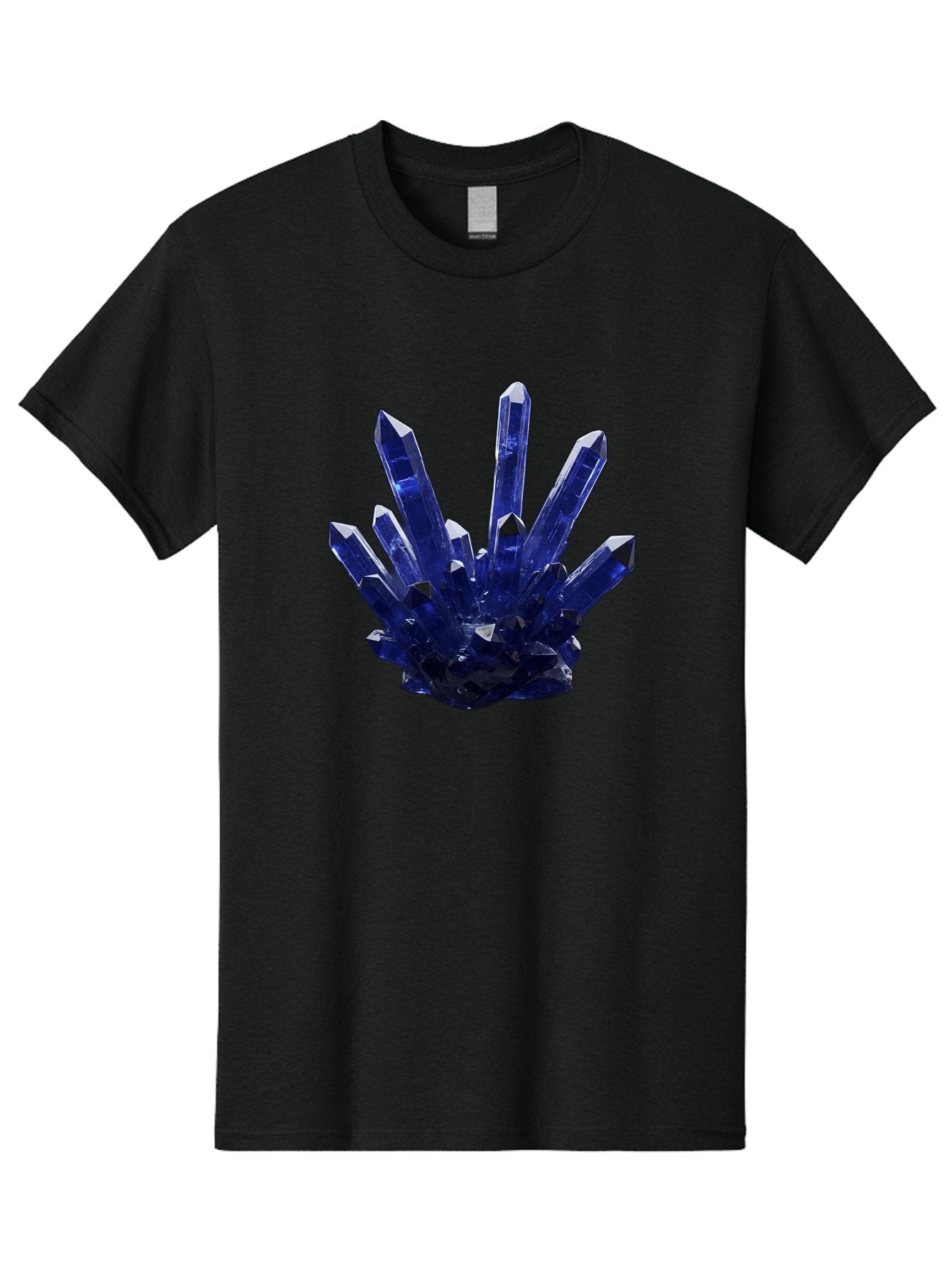 Blue-Crystal-Cluster Men'S Graphic Tee, 100% Cotton, Comfortable Casual Summer Wear, Machine Washable, Vintage Camera, Old Camera, Antique Camera, Black Camera, Classic Photography, Photography Equipment, Nostalgic Device, Film Camera, Bag189 8