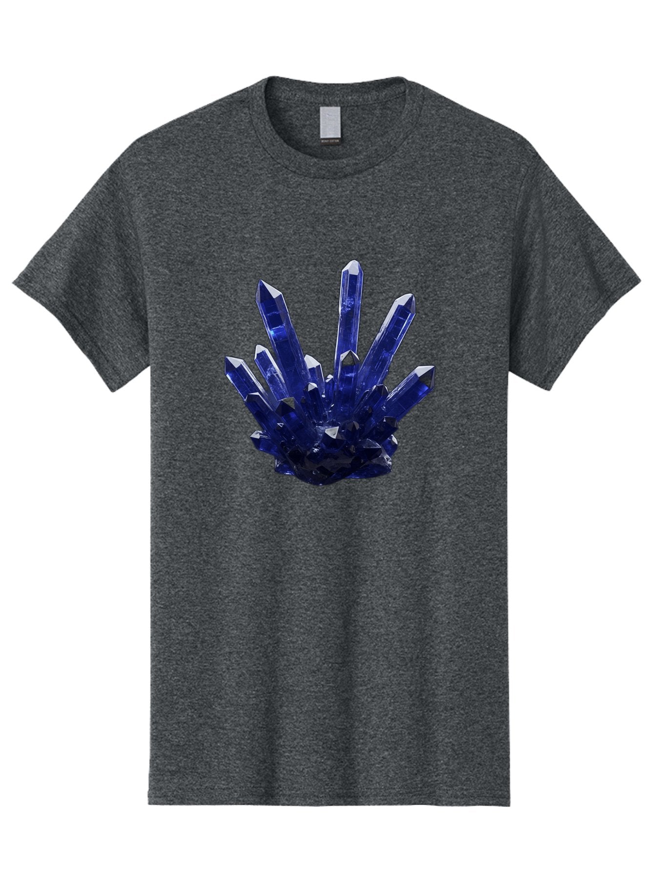 Blue-Crystal-Cluster Men'S Graphic Tee, 100% Cotton, Comfortable Casual Summer Wear, Machine Washable, Vintage Camera, Old Camera, Antique Camera, Black Camera, Classic Photography, Photography Equipment, Nostalgic Device, Film Camera, Bag189 9