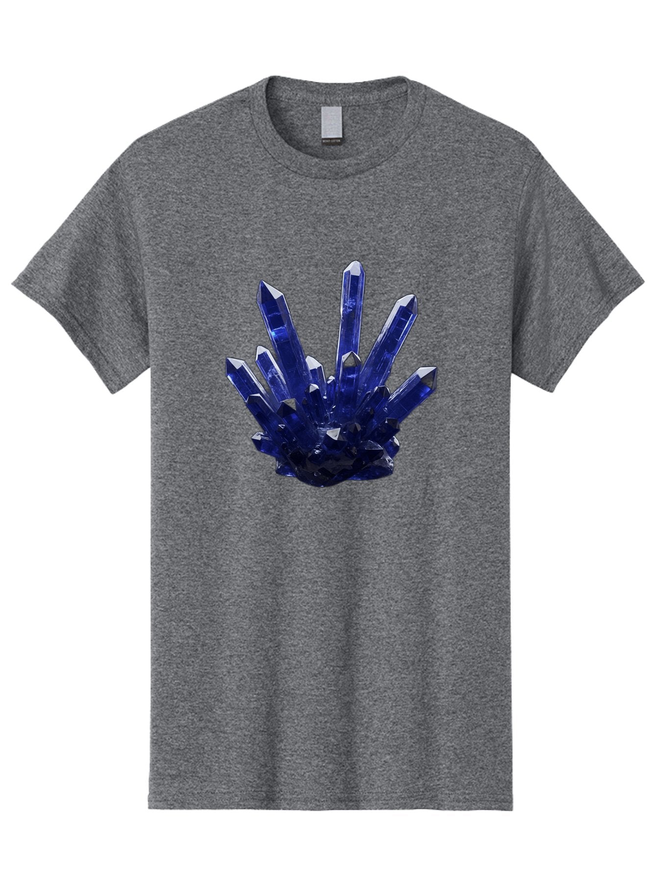 Blue-Crystal-Cluster Men'S Graphic Tee, 100% Cotton, Comfortable Casual Summer Wear, Machine Washable, Vintage Camera, Old Camera, Antique Camera, Black Camera, Classic Photography, Photography Equipment, Nostalgic Device, Film Camera, Bag189 7