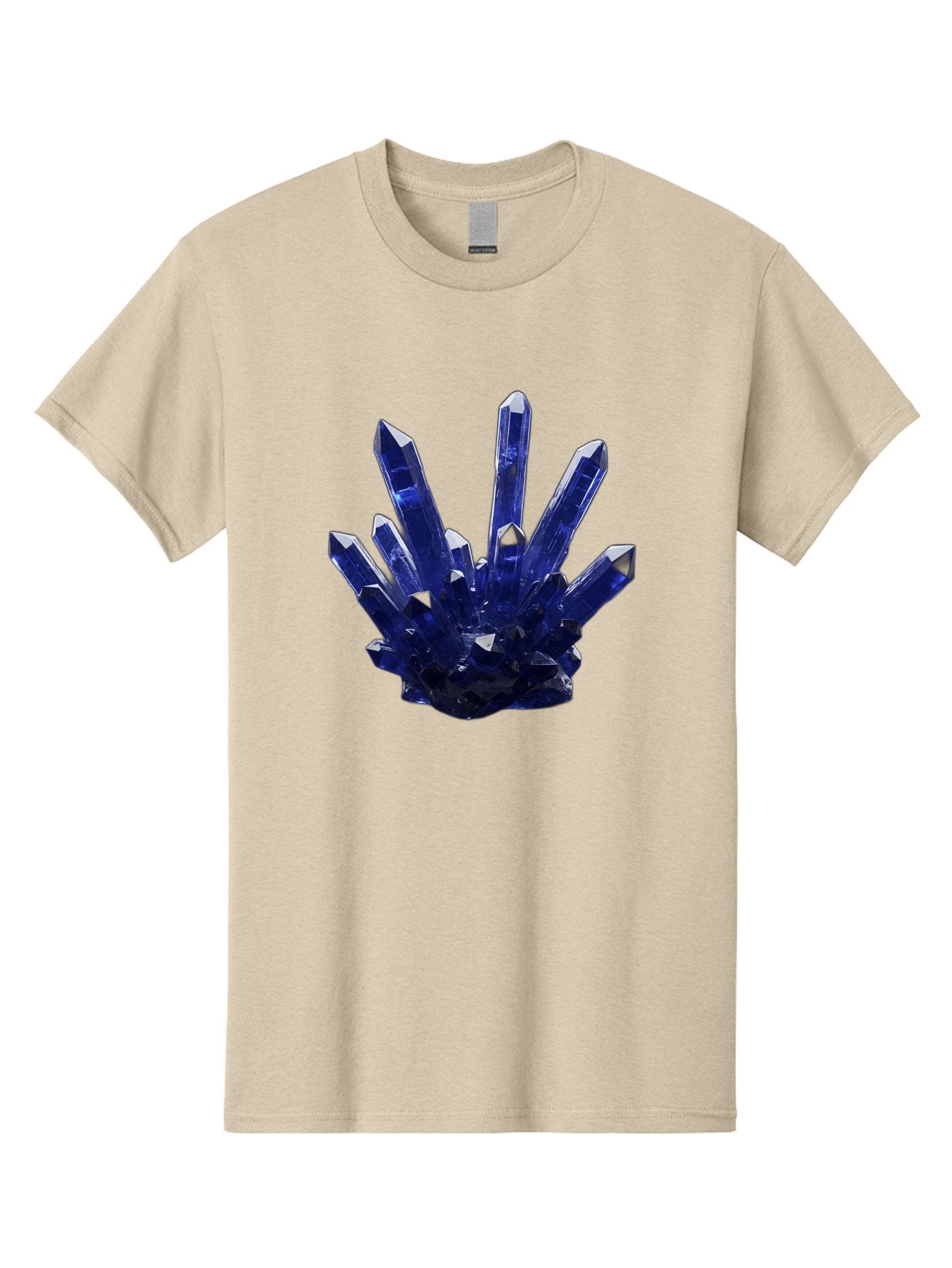 Blue-Crystal-Cluster Men'S Graphic Tee, 100% Cotton, Comfortable Casual Summer Wear, Machine Washable, Vintage Camera, Old Camera, Antique Camera, Black Camera, Classic Photography, Photography Equipment, Nostalgic Device, Film Camera, Bag189