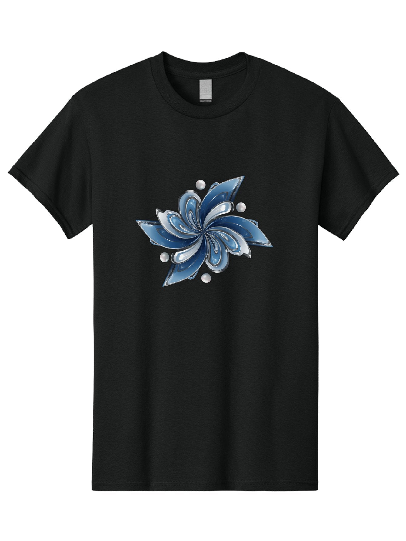 Blue-Flower Men'S Graphic Tee, 100% Cotton, Comfortable Casual Summer Wear, Machine Washable, Vintage Camera, Old Camera, Antique Camera, Black Camera, Classic Photography, Photography Equipment, Nostalgic Device, Film Camera, Camera Art Bag193 13