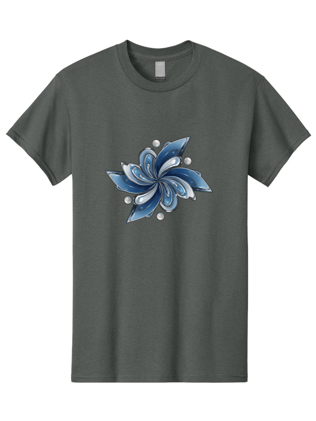 Blue-Flower Men'S Graphic Tee, 100% Cotton, Comfortable Casual Summer Wear, Machine Washable, Vintage Camera, Old Camera, Antique Camera, Black Camera, Classic Photography, Photography Equipment, Nostalgic Device, Film Camera, Camera Art Bag193 15