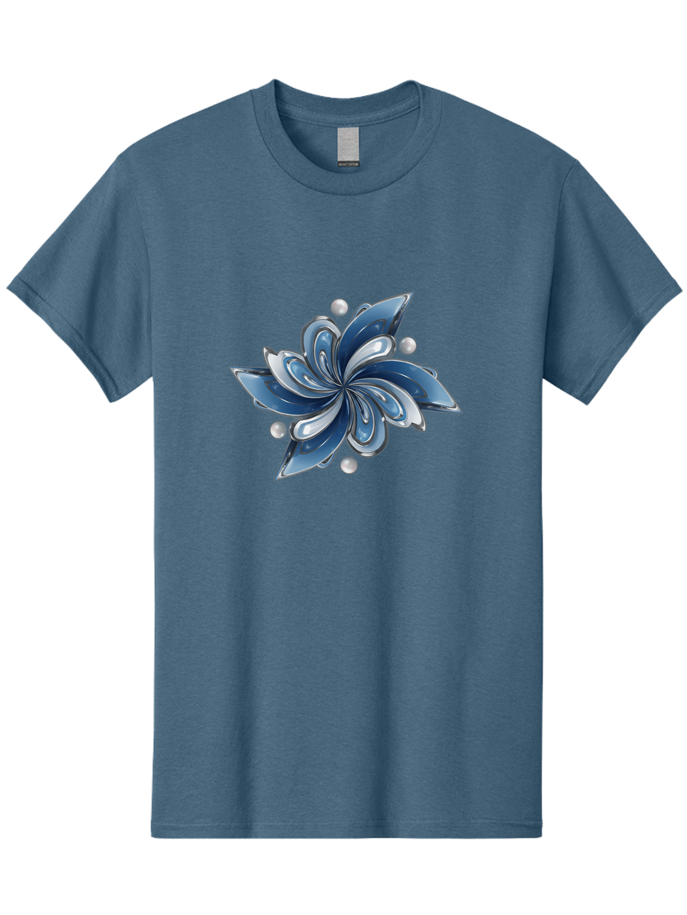 Blue-Flower Men'S Graphic Tee, 100% Cotton, Comfortable Casual Summer Wear, Machine Washable, Vintage Camera, Old Camera, Antique Camera, Black Camera, Classic Photography, Photography Equipment, Nostalgic Device, Film Camera, Camera Art Bag193 3