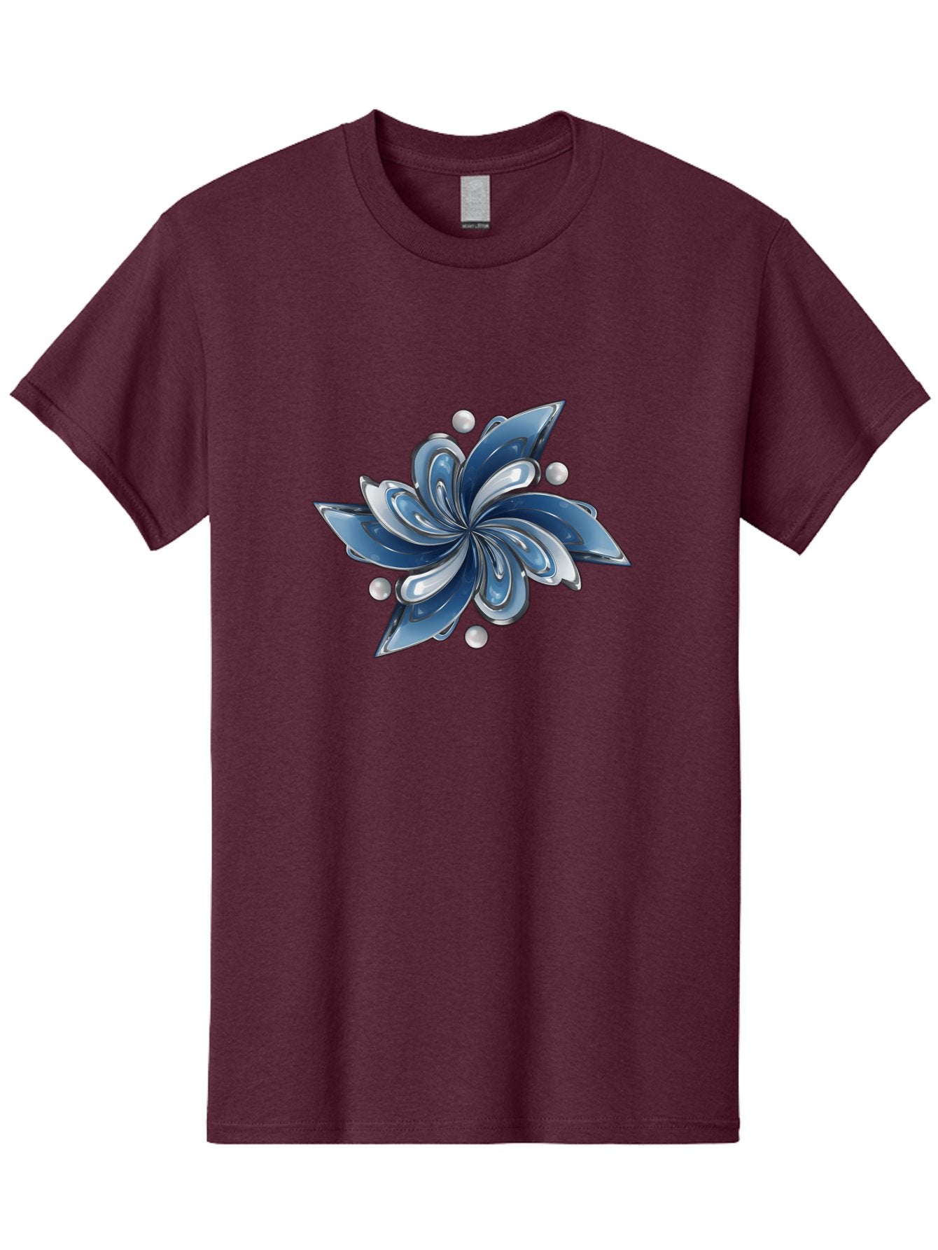 Blue-Flower Men'S Graphic Tee, 100% Cotton, Comfortable Casual Summer Wear, Machine Washable, Vintage Camera, Old Camera, Antique Camera, Black Camera, Classic Photography, Photography Equipment, Nostalgic Device, Film Camera, Camera Art Bag193 3